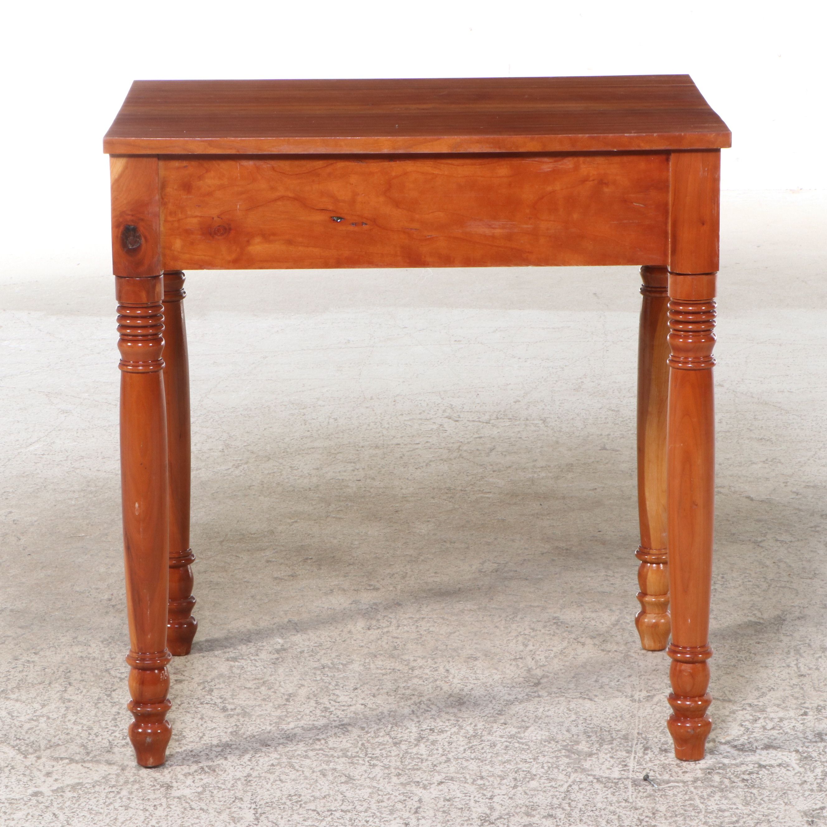 Vintage Sheraton Style Cherry Side Table
