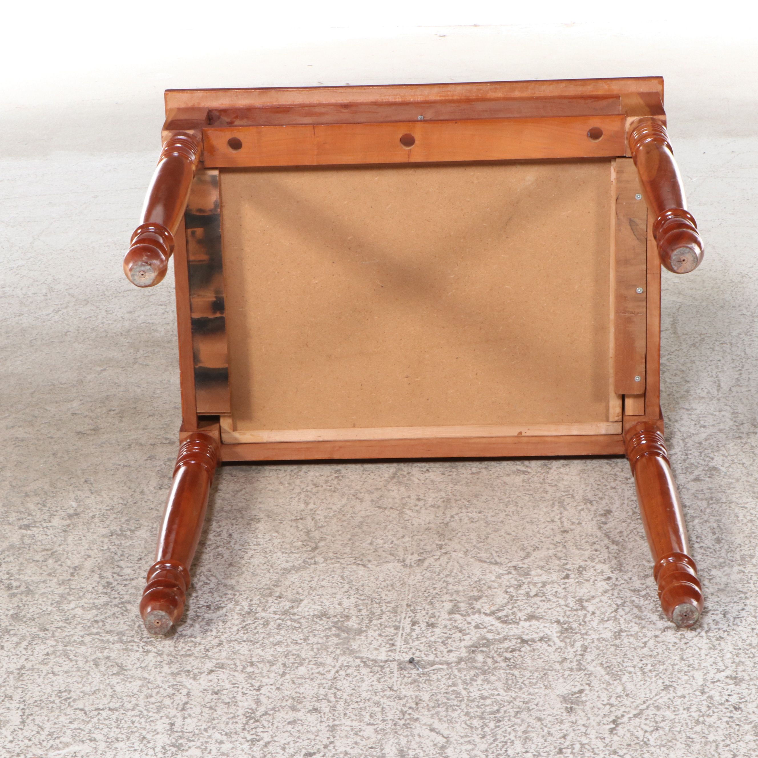 Vintage Sheraton Style Cherry Side Table