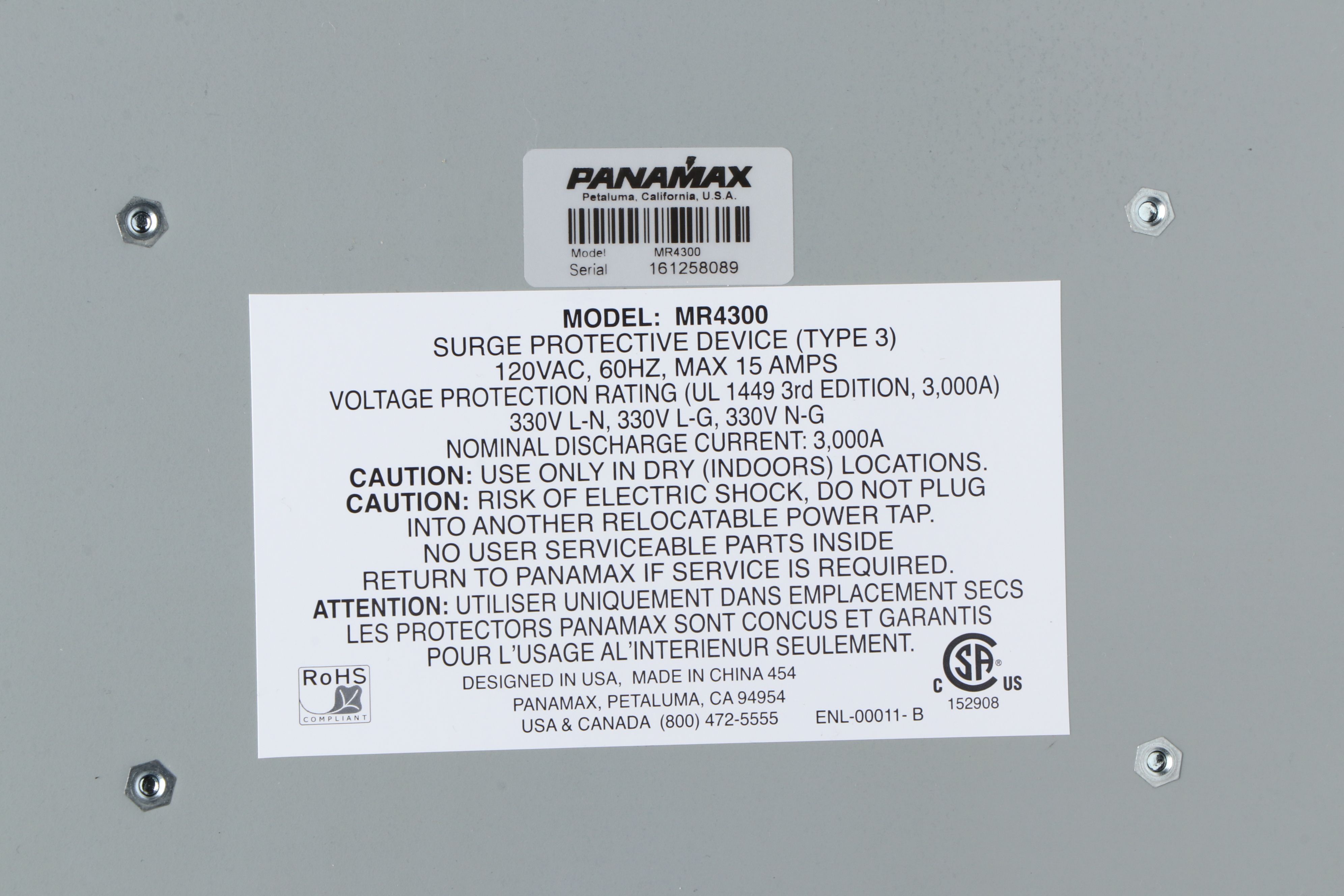 Sonos "Connect" Audio Player with URC "MX-10" and Panamax "MR-4300" Systems