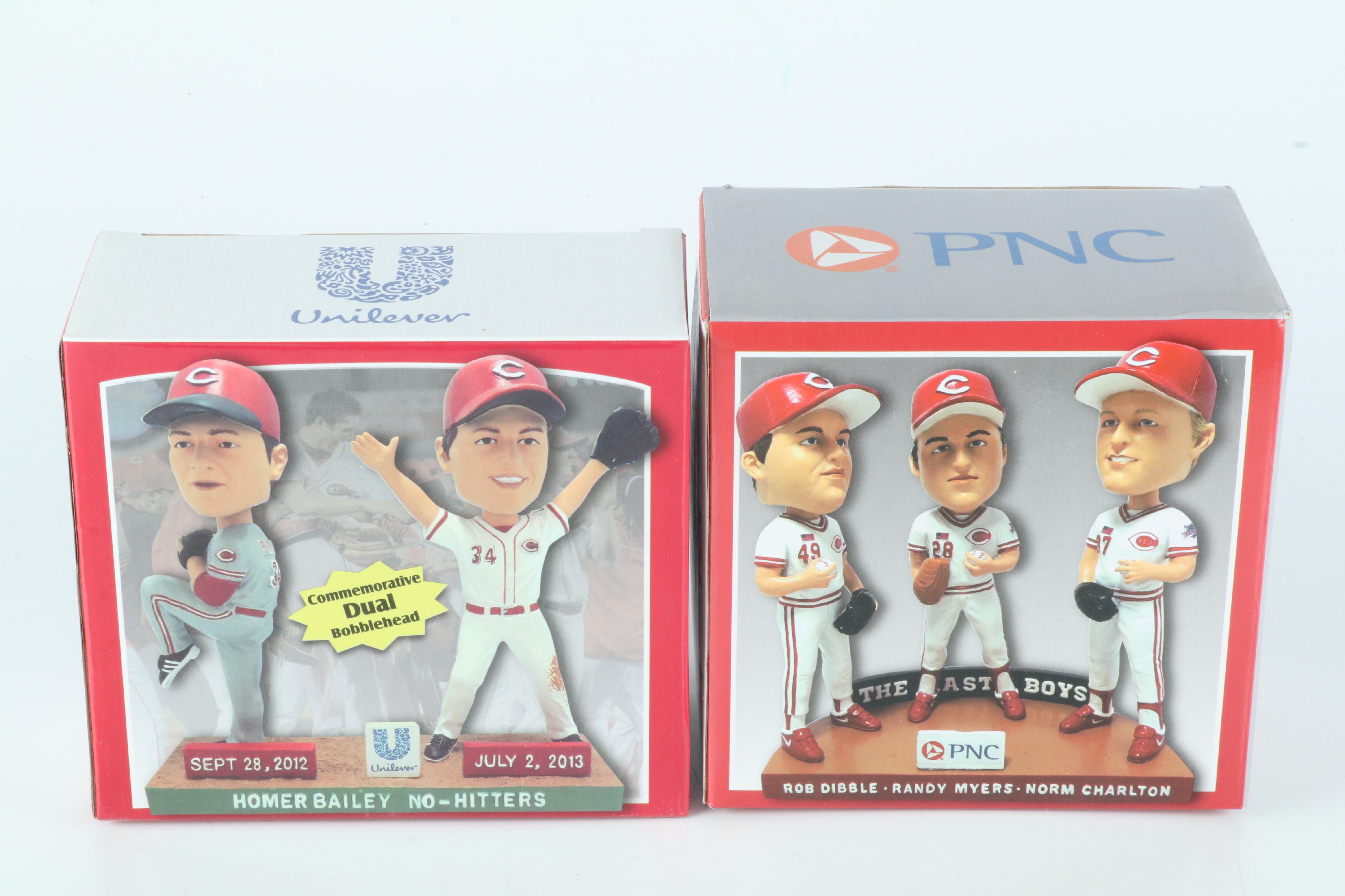 Cincinnati Reds Bobbleheads Featuring Johnny Bench, Pete Rose, and More