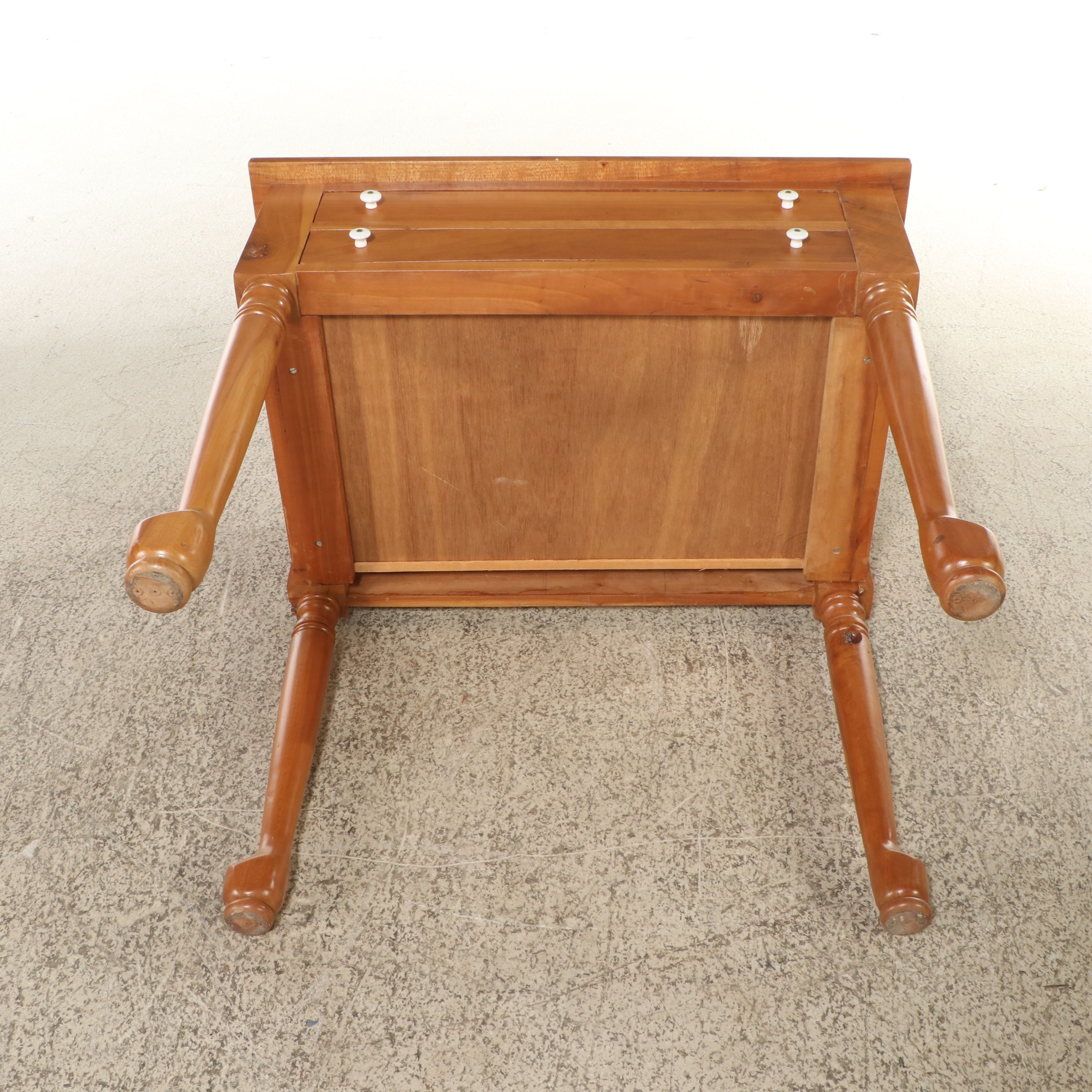 Kentucky Federal Style Cherry Two-Drawer Side Table