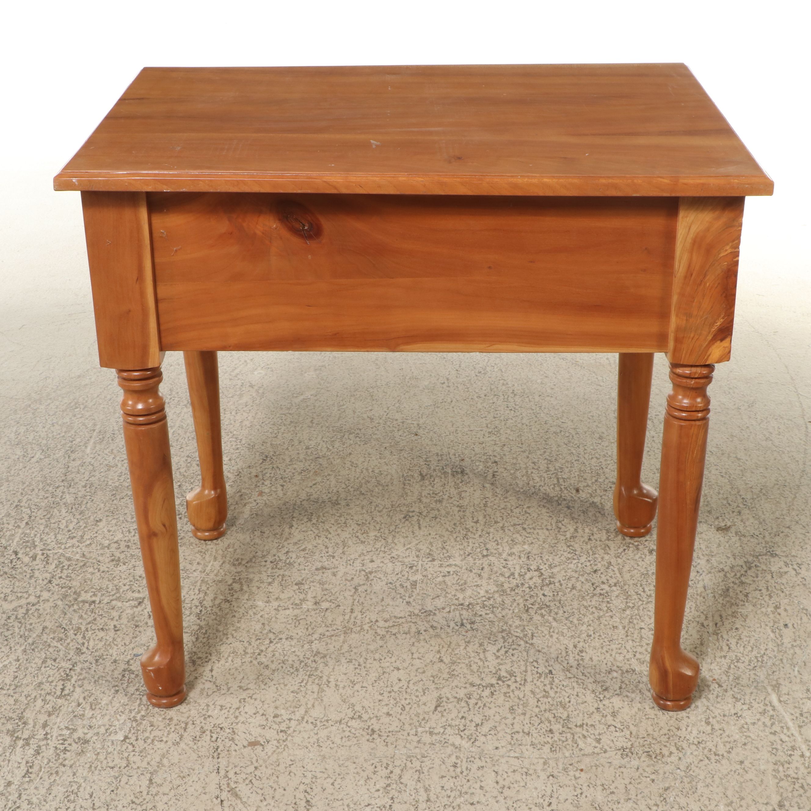 Kentucky Federal Style Cherry Two-Drawer Side Table