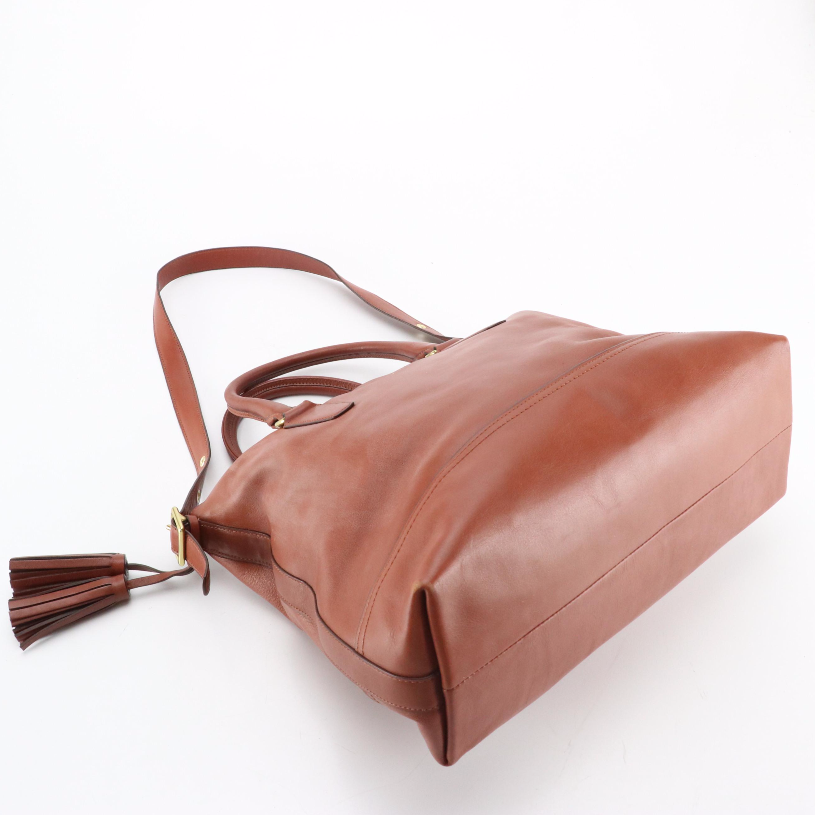 Coach Legacy Rory Two-Way Satchel in Brown Leather