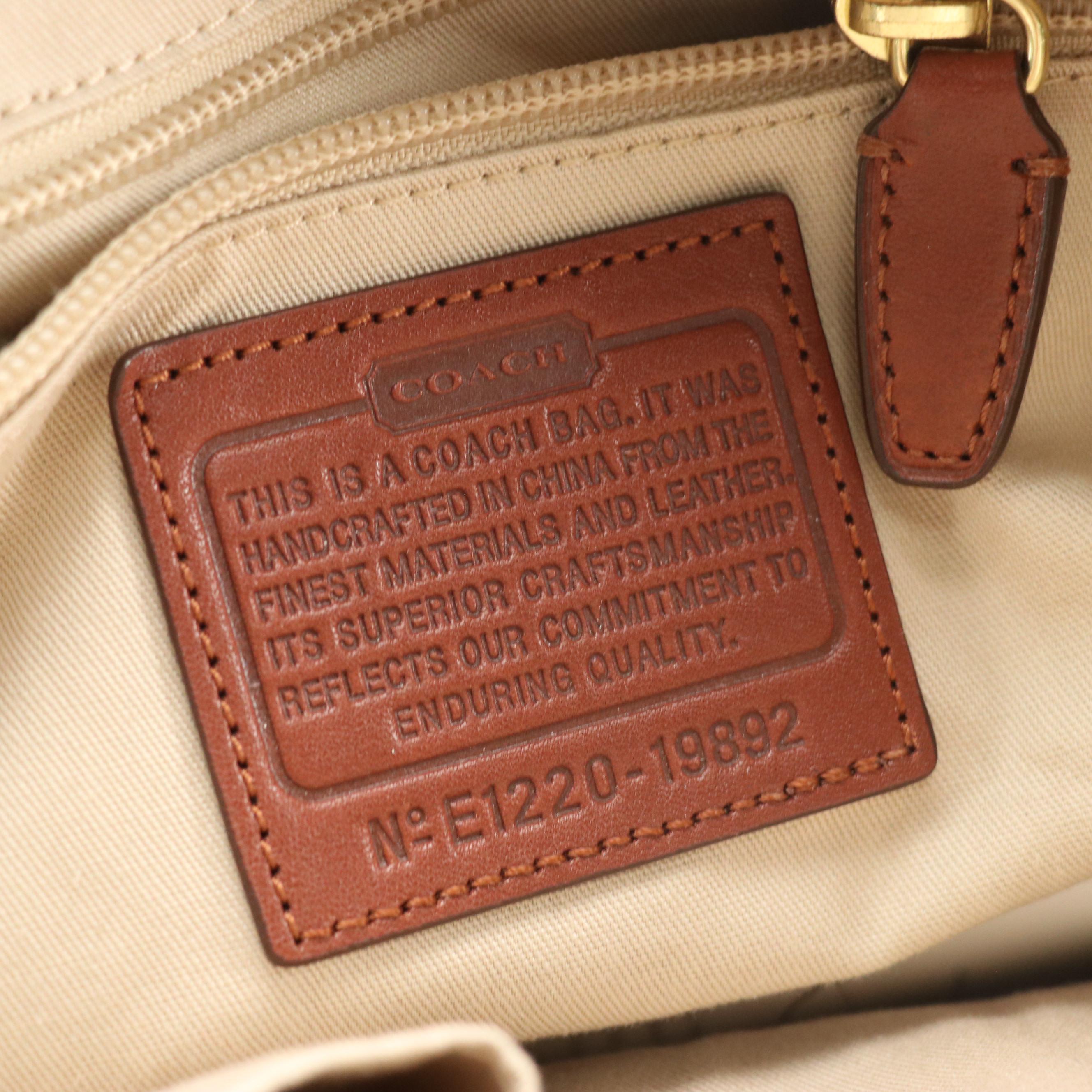 Coach Legacy Rory Two-Way Satchel in Brown Leather