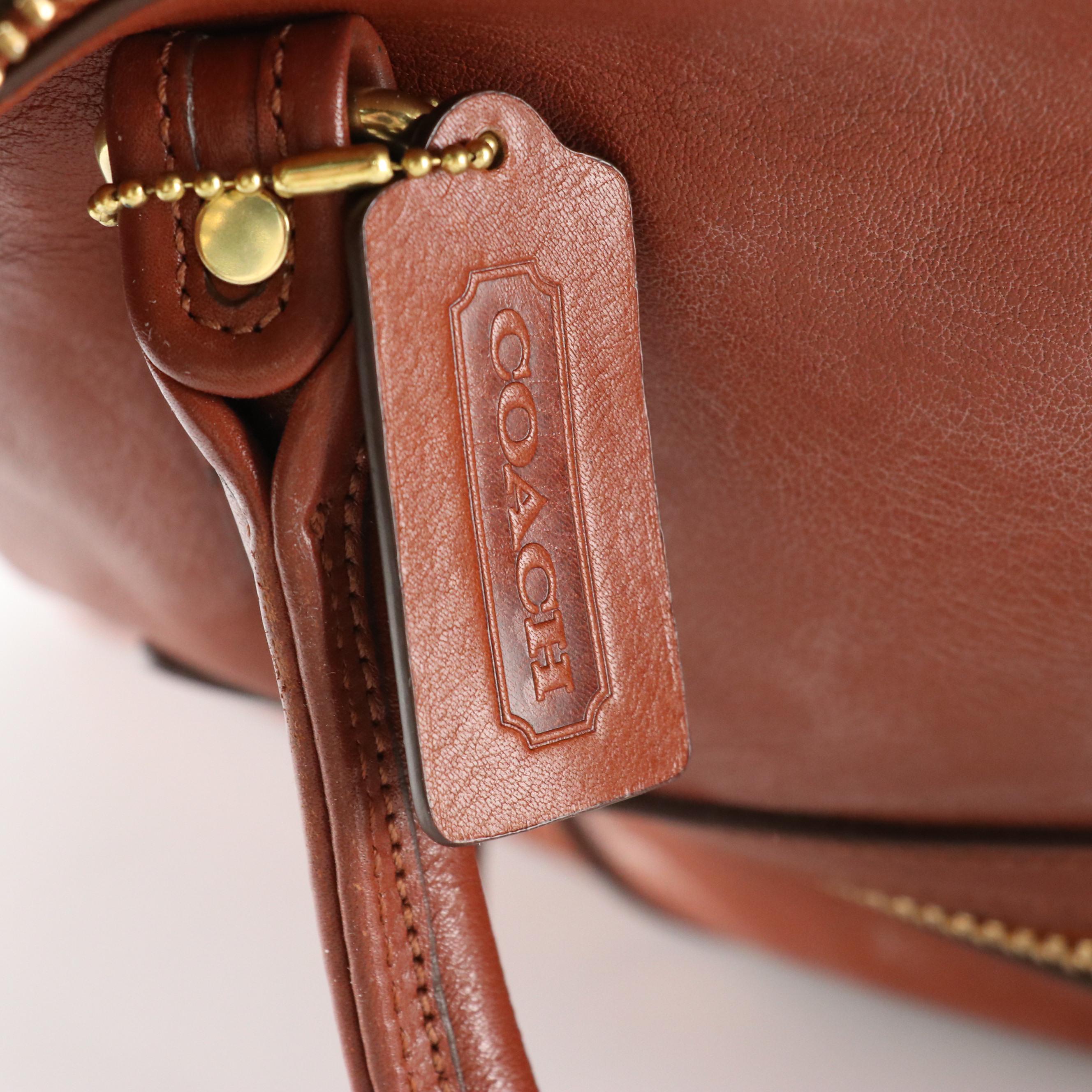 Coach Legacy Rory Two-Way Satchel in Brown Leather