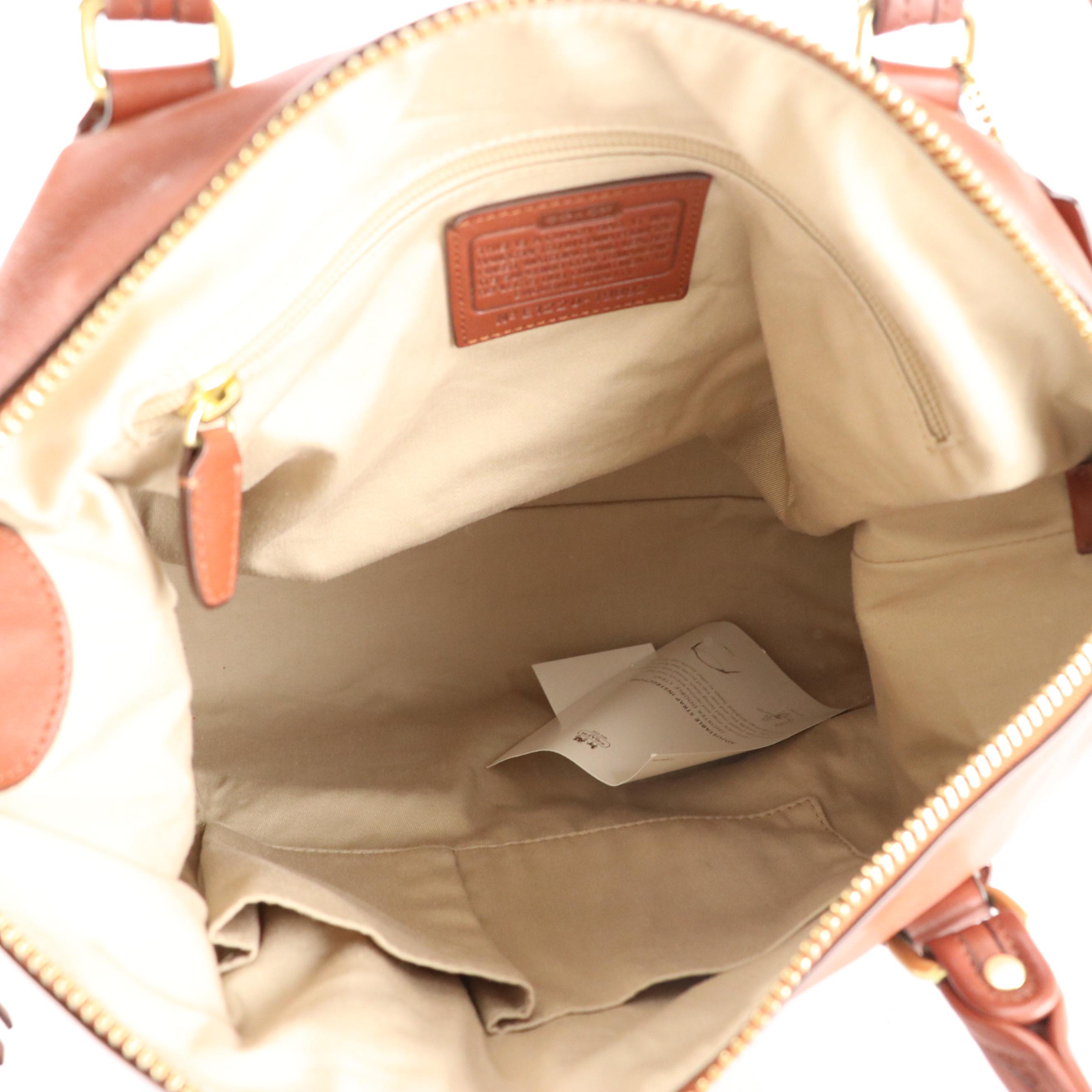 Coach Legacy Rory Two-Way Satchel in Brown Leather