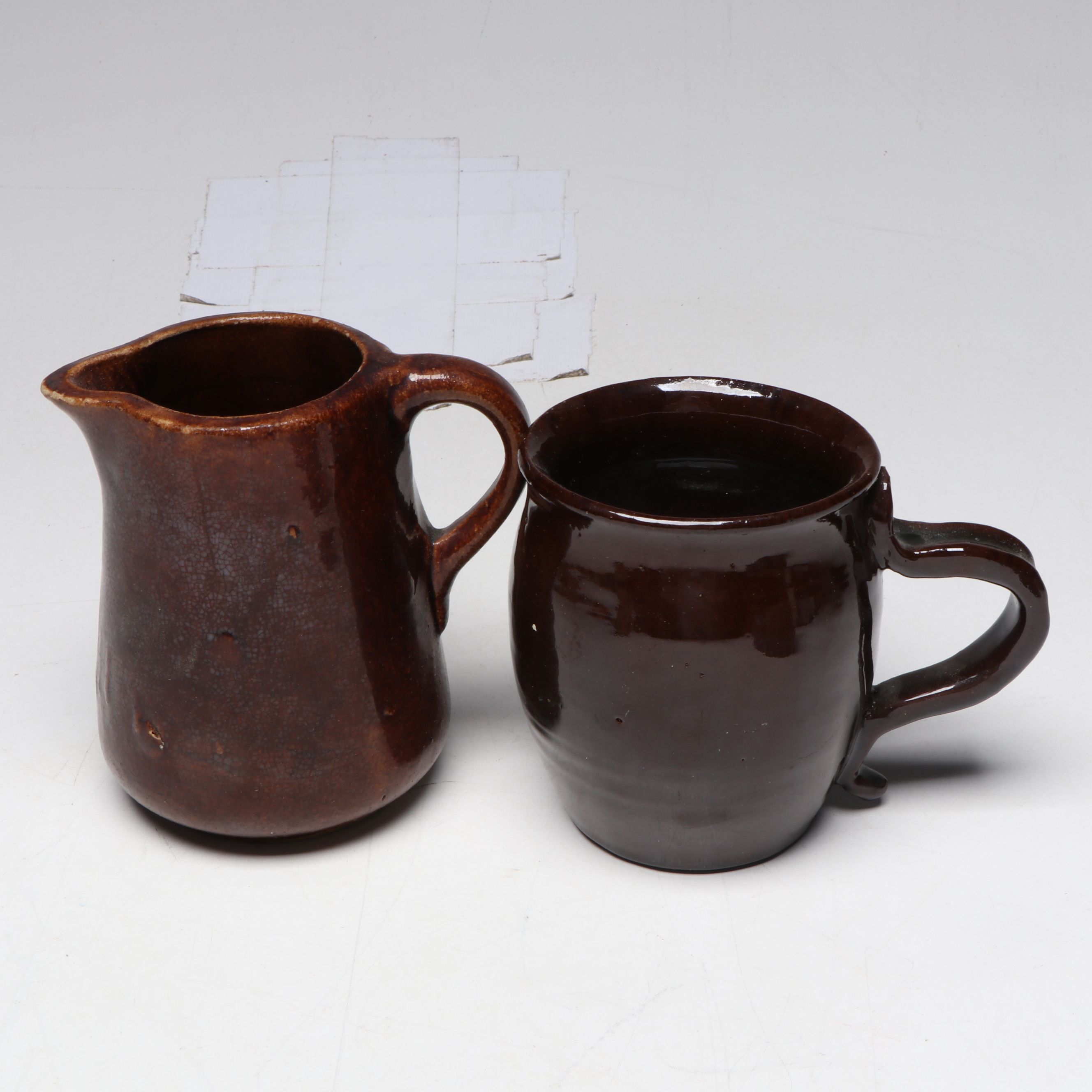 Lutz Earthenware Mug with Other Artisan Stoneware Pitchers and Mugs
