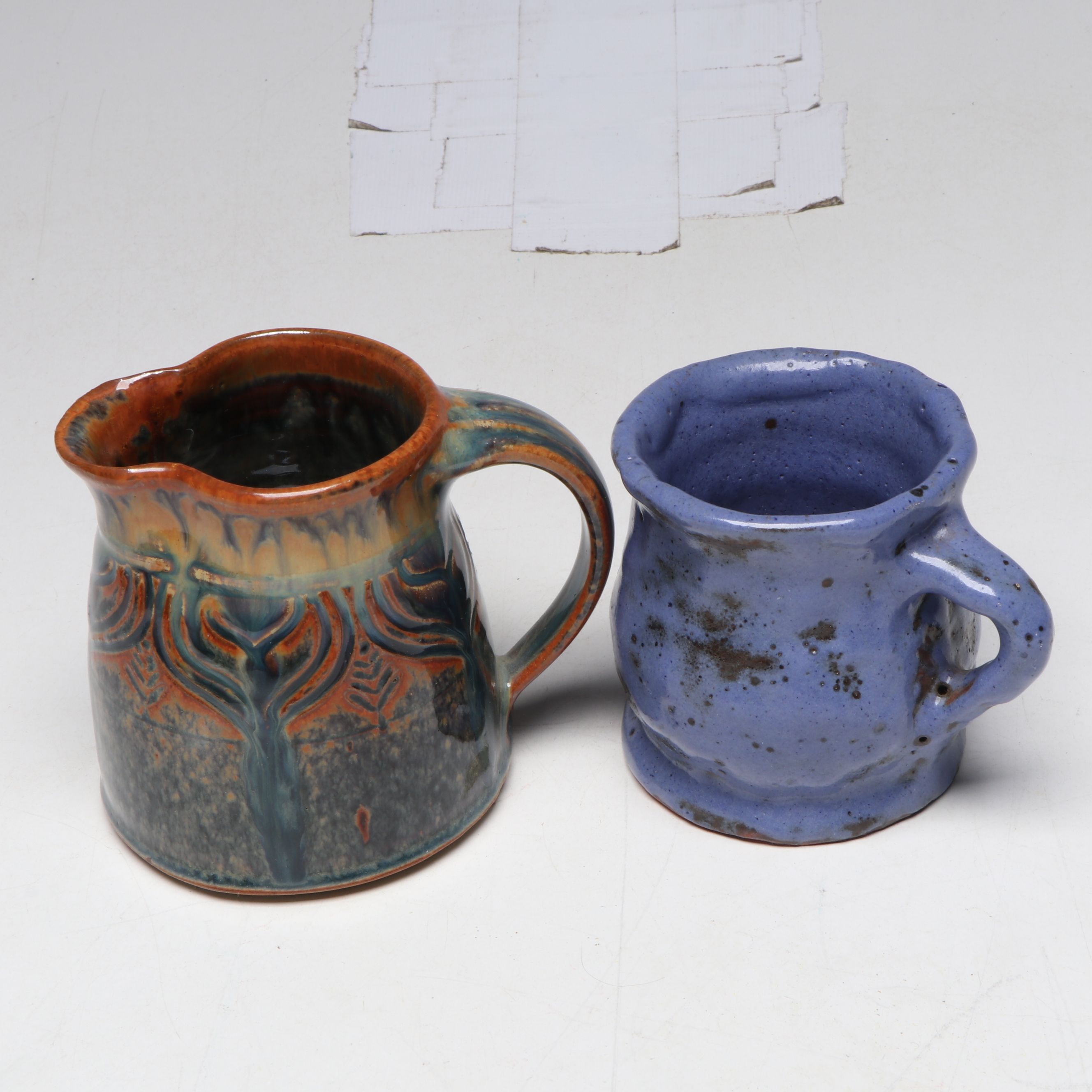 Lutz Earthenware Mug with Other Artisan Stoneware Pitchers and Mugs