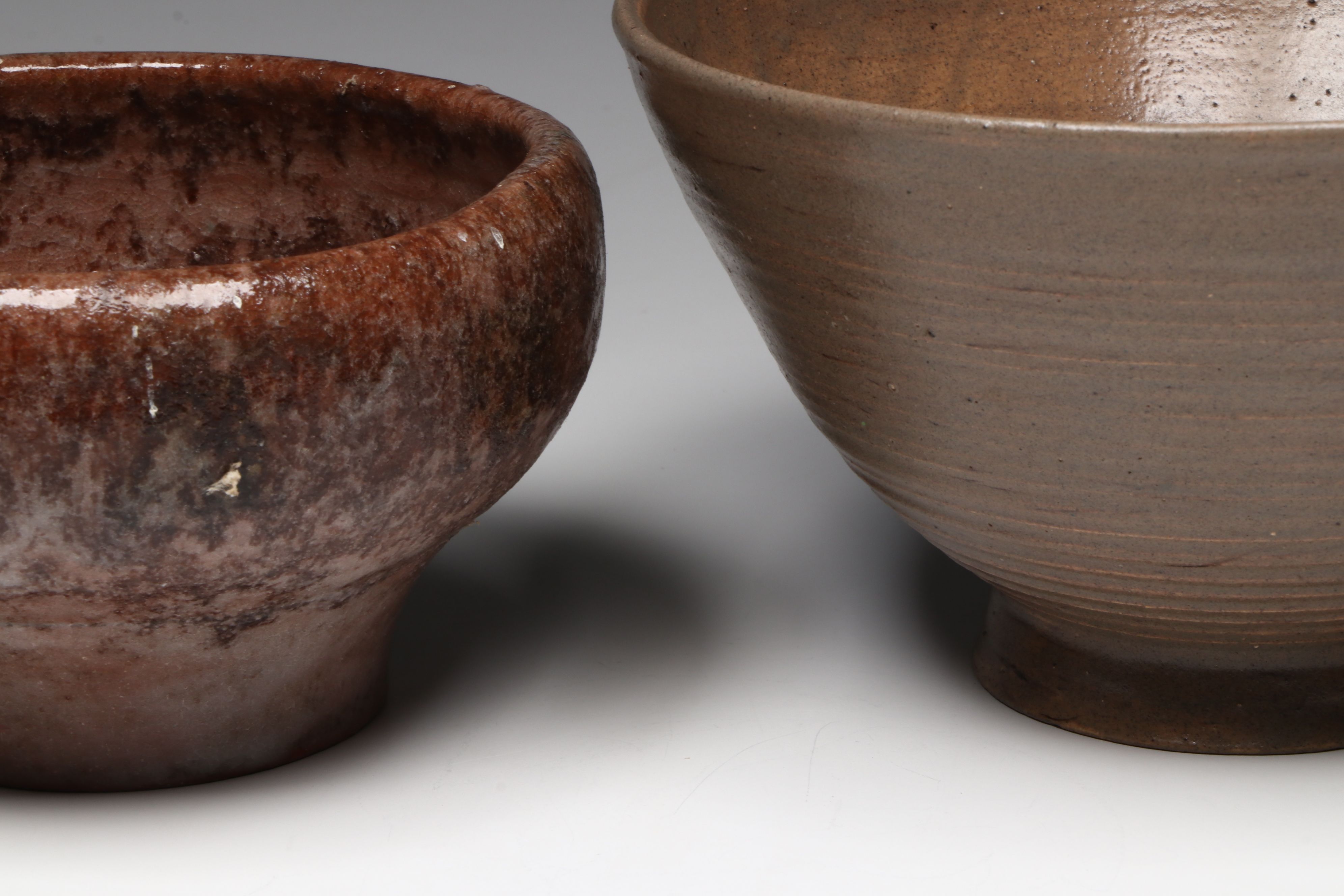 Frankoma Deco Style Ceramic Vase with Other Art Pottery Vases and Bowls