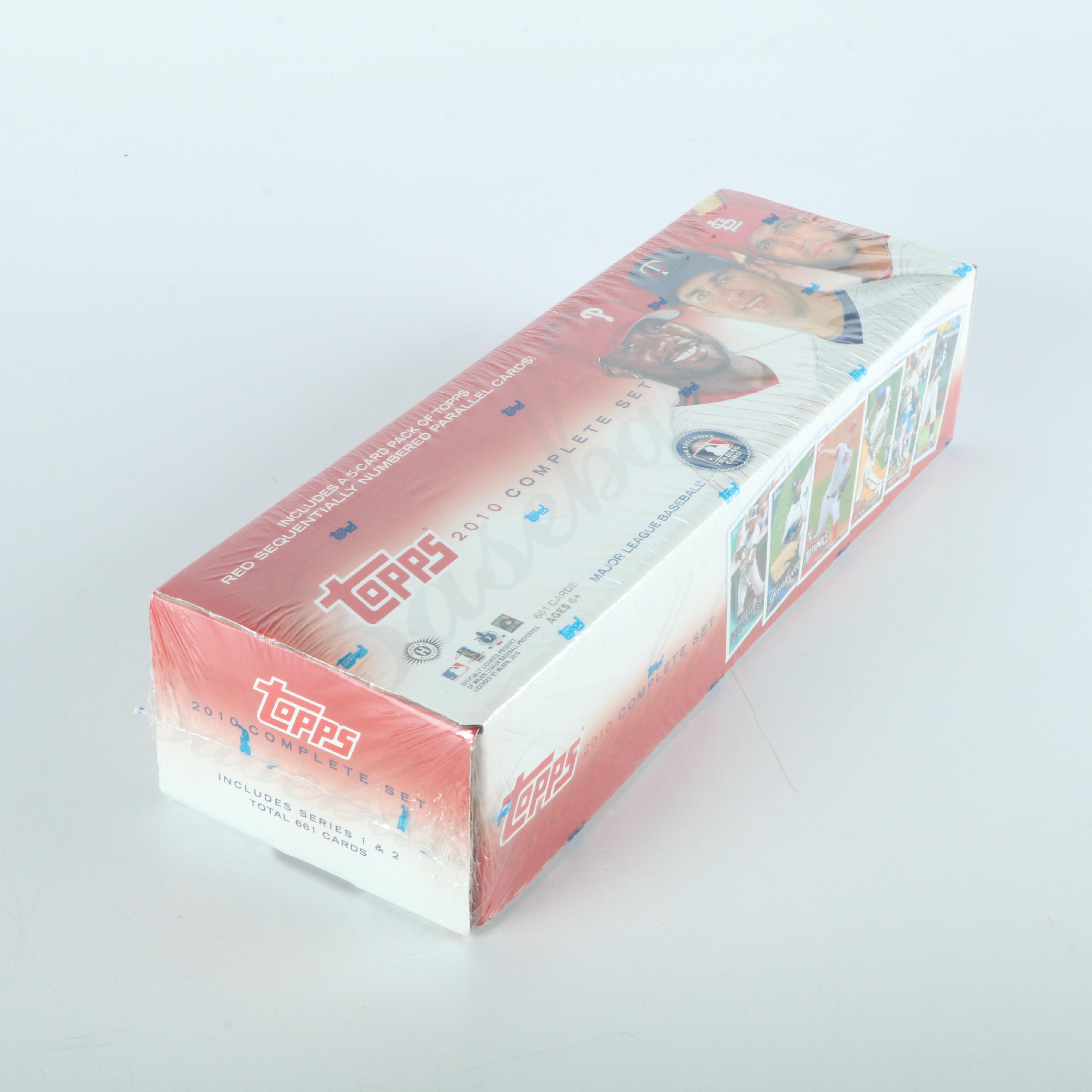 Sealed Topps Baseball Card Sets Featuring Bryce Harper Rookie & More, 2010-2013