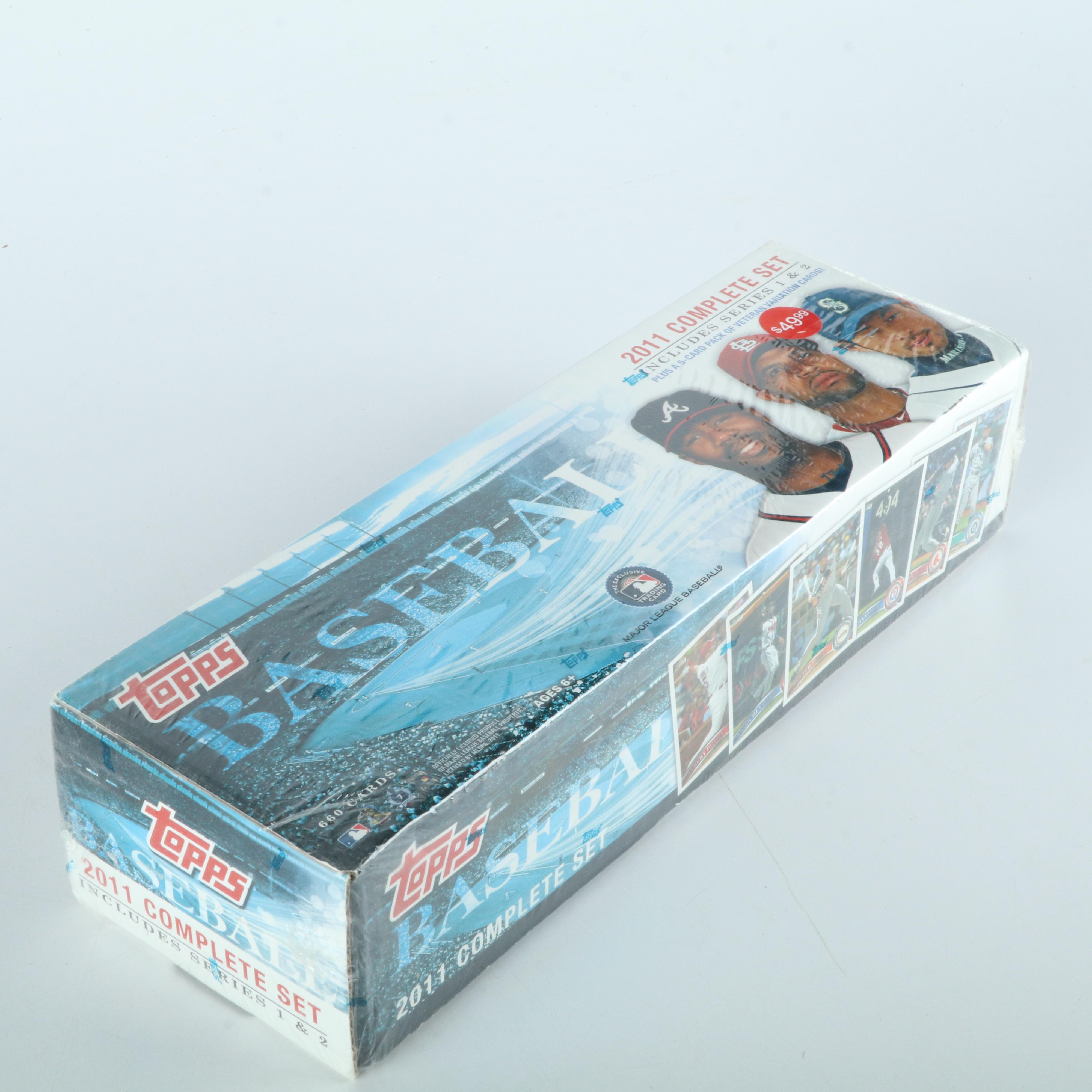 Sealed Topps Baseball Card Sets Featuring Bryce Harper Rookie & More, 2010-2013