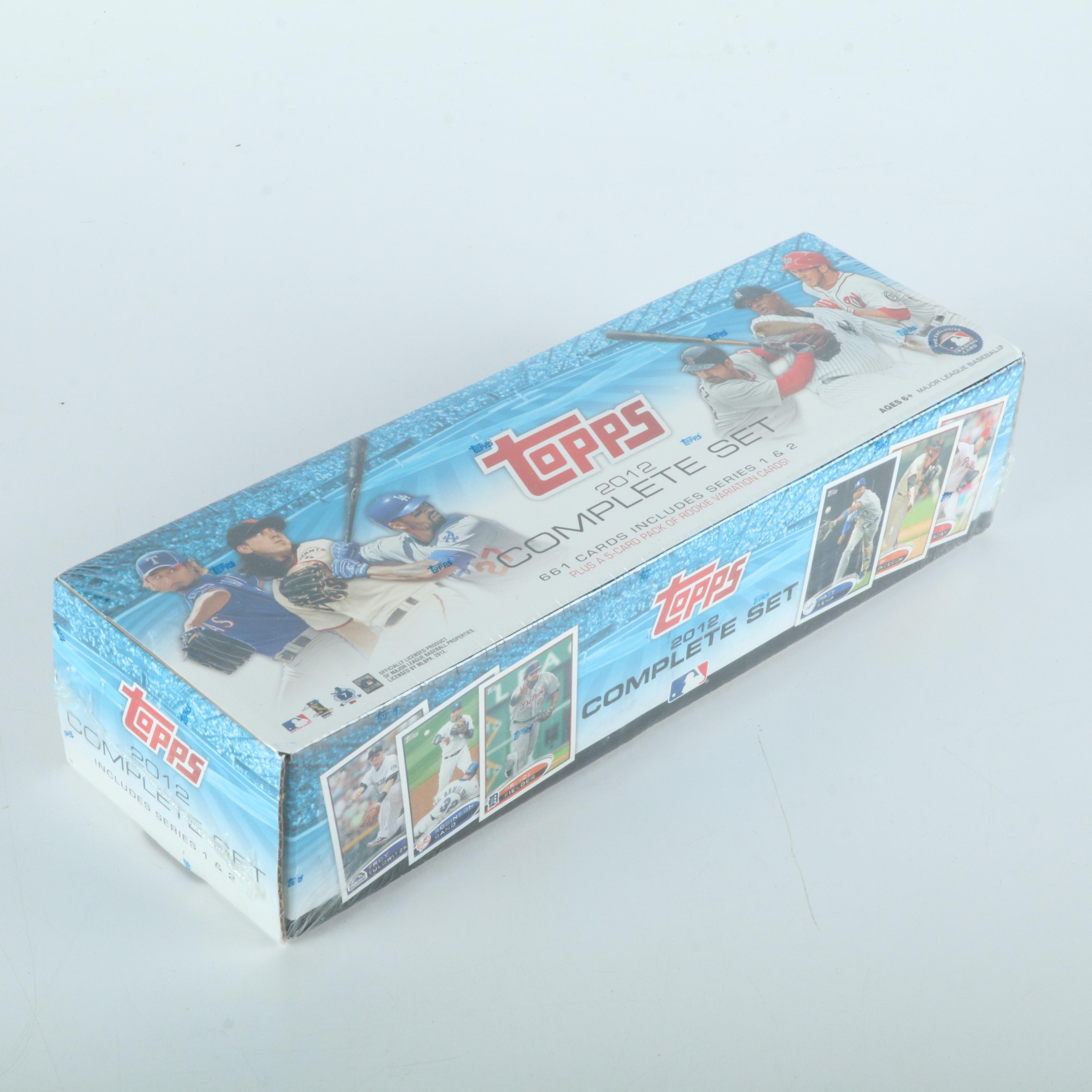 Sealed Topps Baseball Card Sets Featuring Bryce Harper Rookie & More, 2010-2013