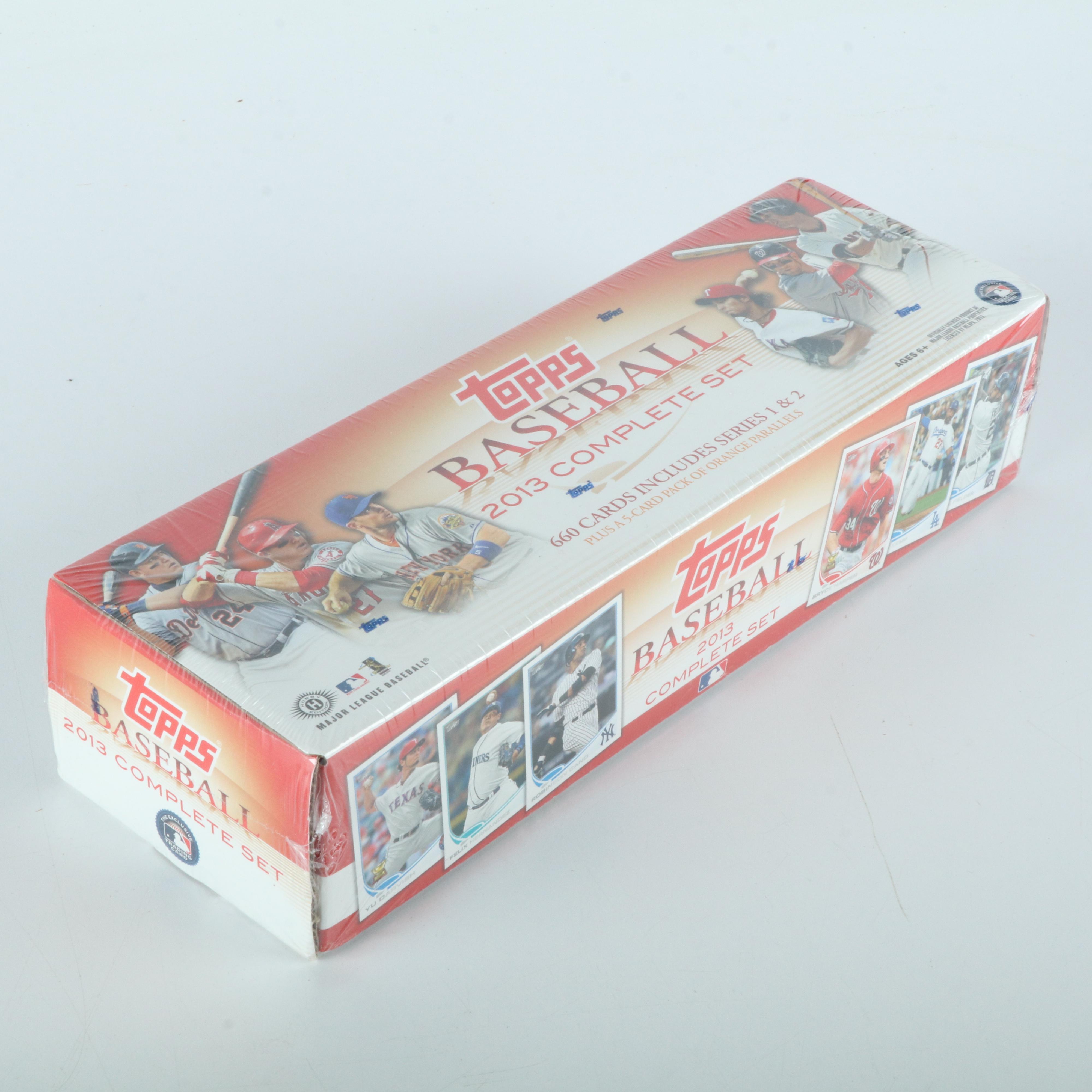 Sealed Topps Baseball Card Sets Featuring Bryce Harper Rookie & More, 2010-2013