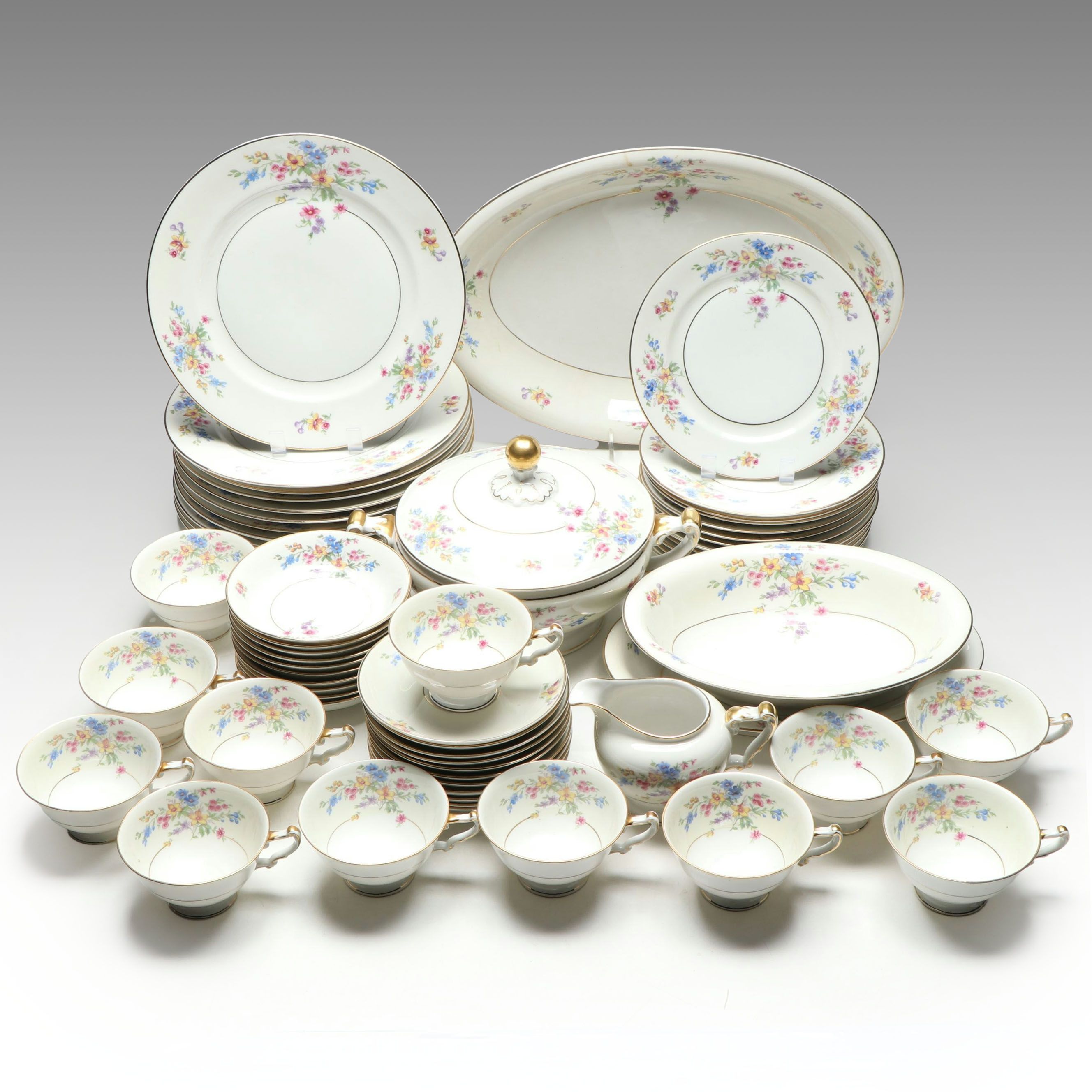 Heinrich & Co. Floral Porcelain Dinnerware