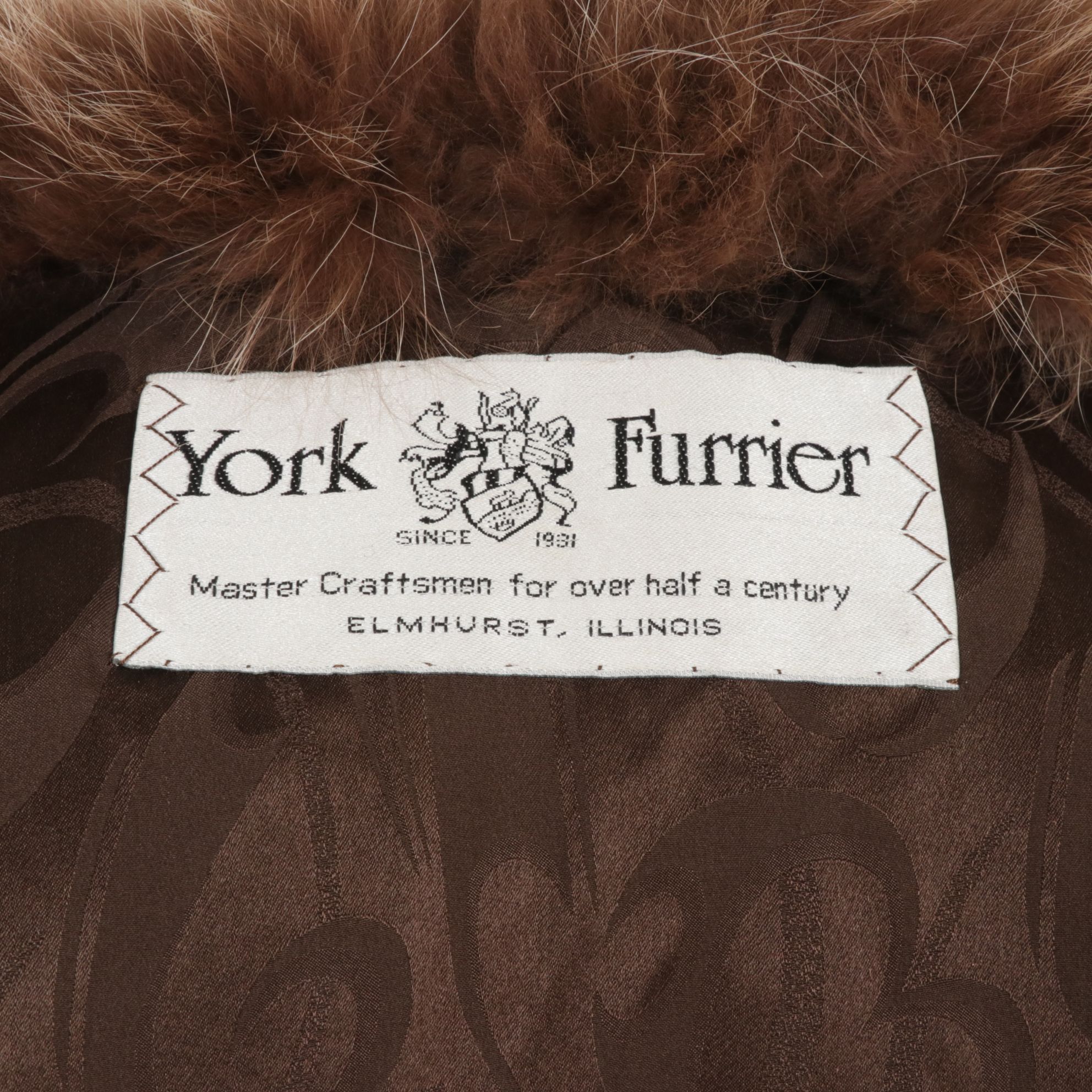 Sheared Mink Fur Stroller with Fox Fur Trim by York Furrier