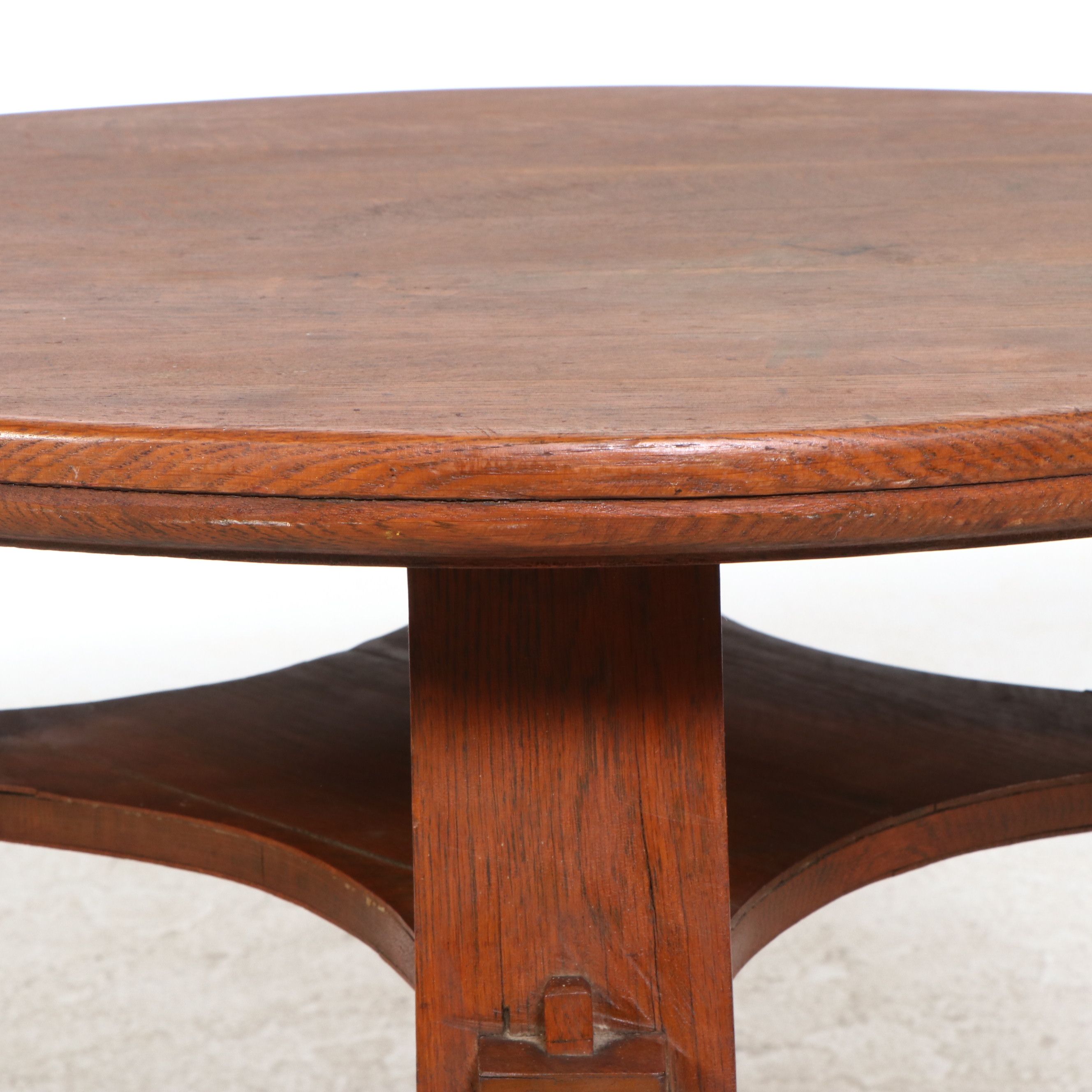 Arts & Crafts Oak Center Table