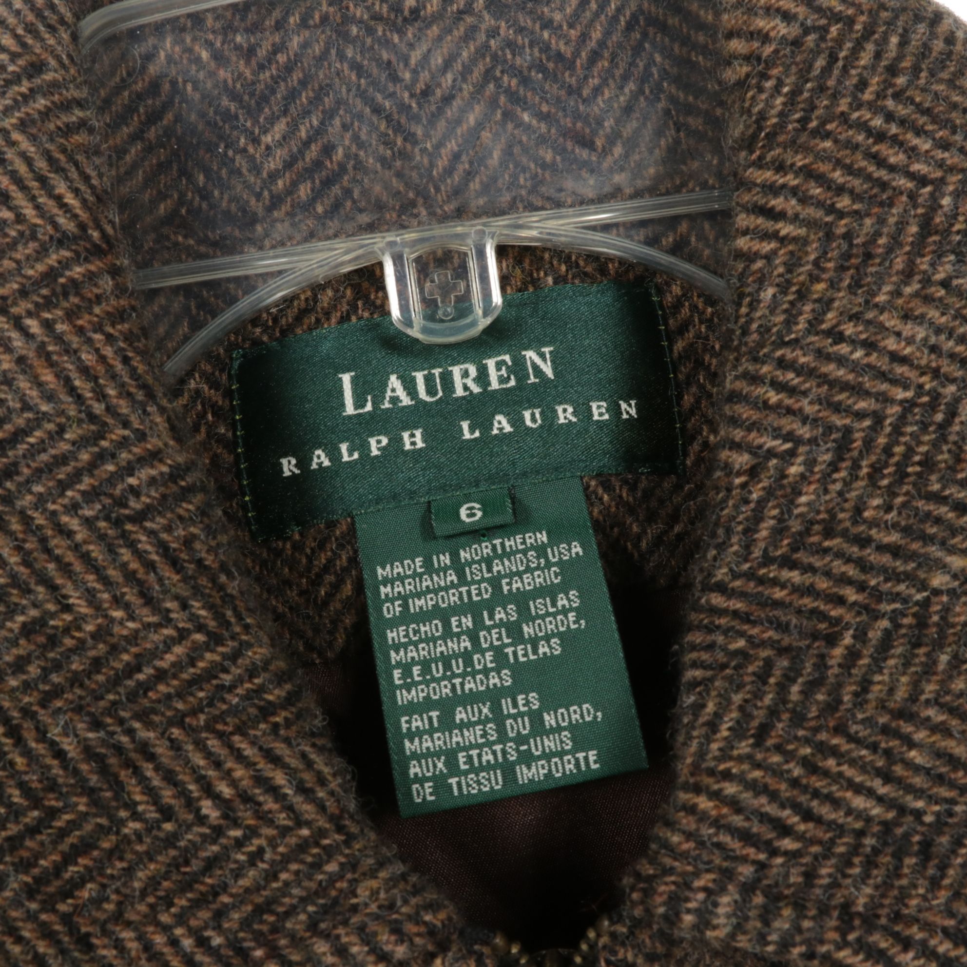 Lauren Ralph Lauren Wool Herringbone Tweed Suit with Creme Wool Peacoat and More