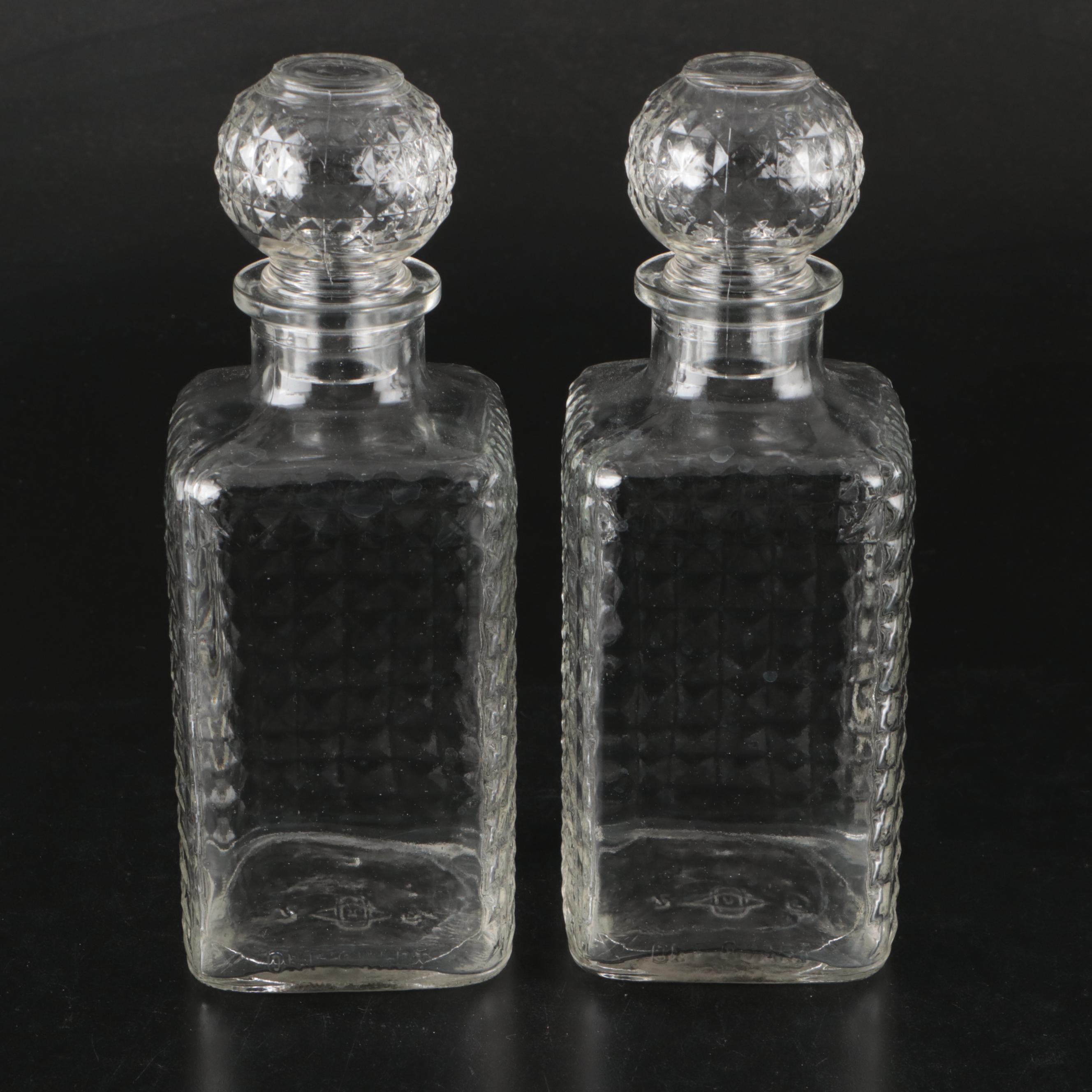 Buckeye Molding Company Cocktail Shaker with Glass Decanters