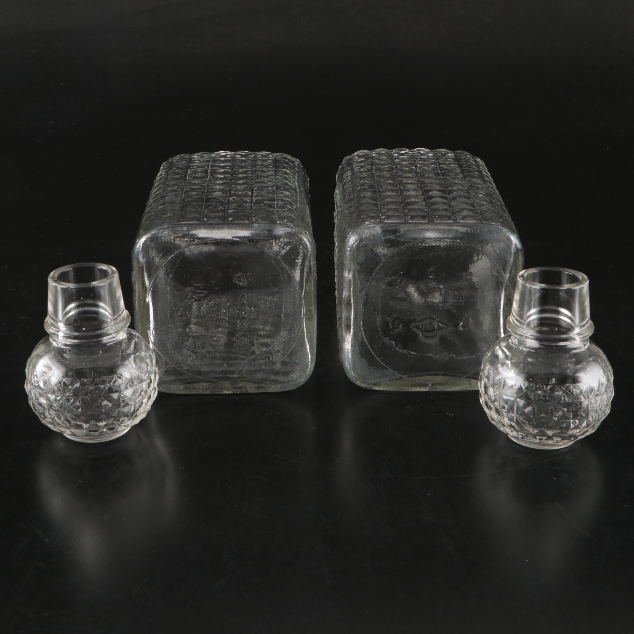 Buckeye Molding Company Cocktail Shaker with Glass Decanters