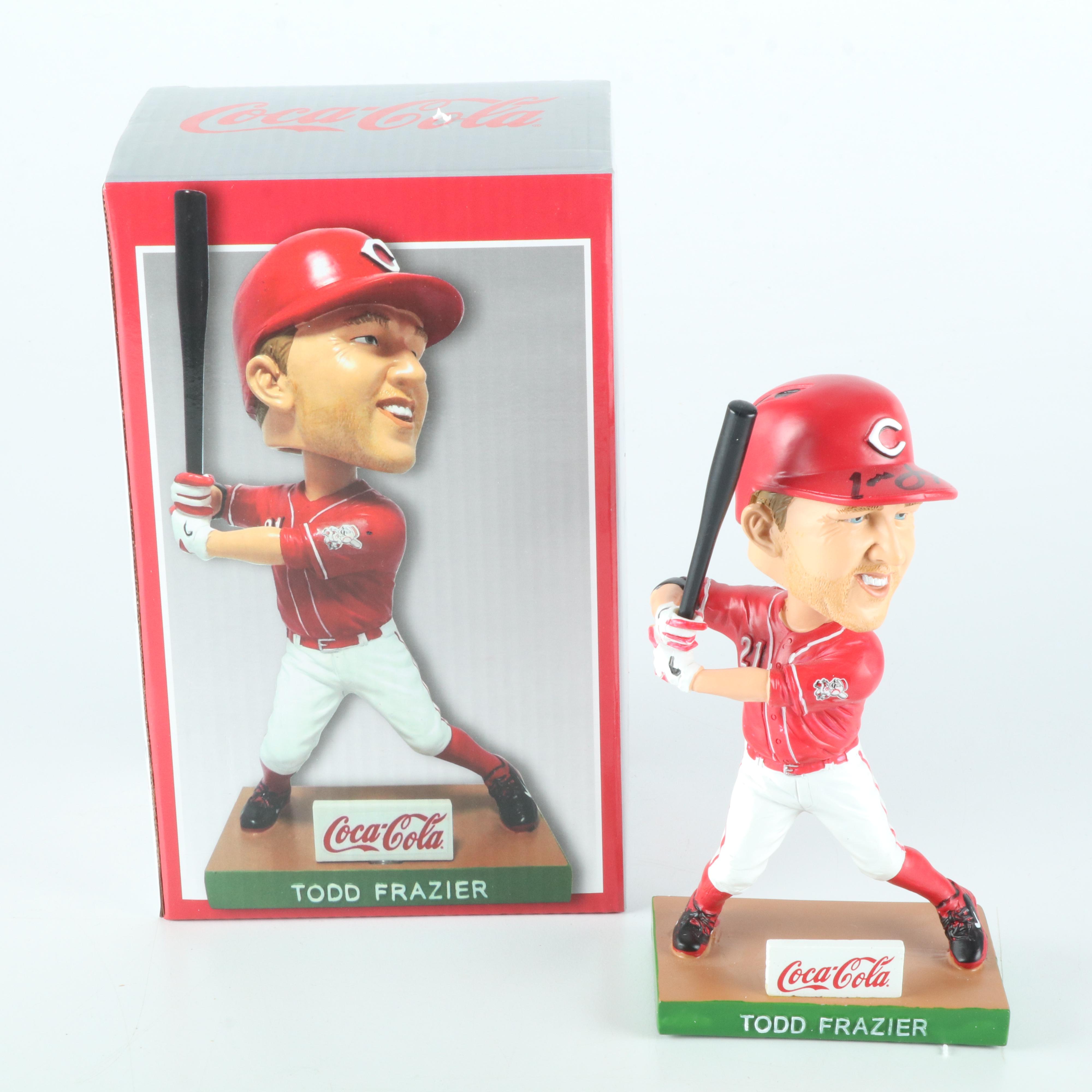 Aroldis Chapman, Billy Hamilton, and Todd Frazier Signed Bobbleheads with More
