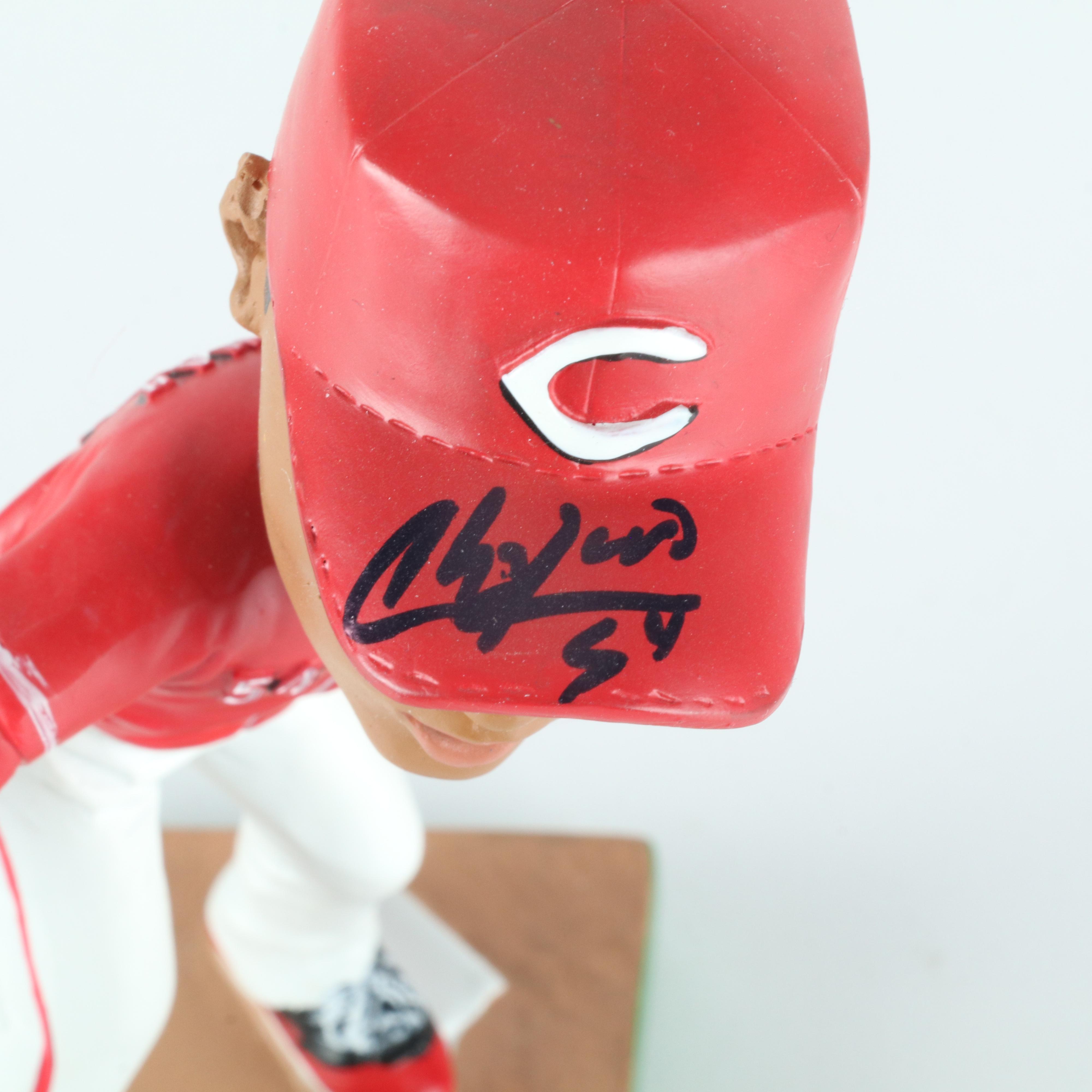Aroldis Chapman, Billy Hamilton, and Todd Frazier Signed Bobbleheads with More