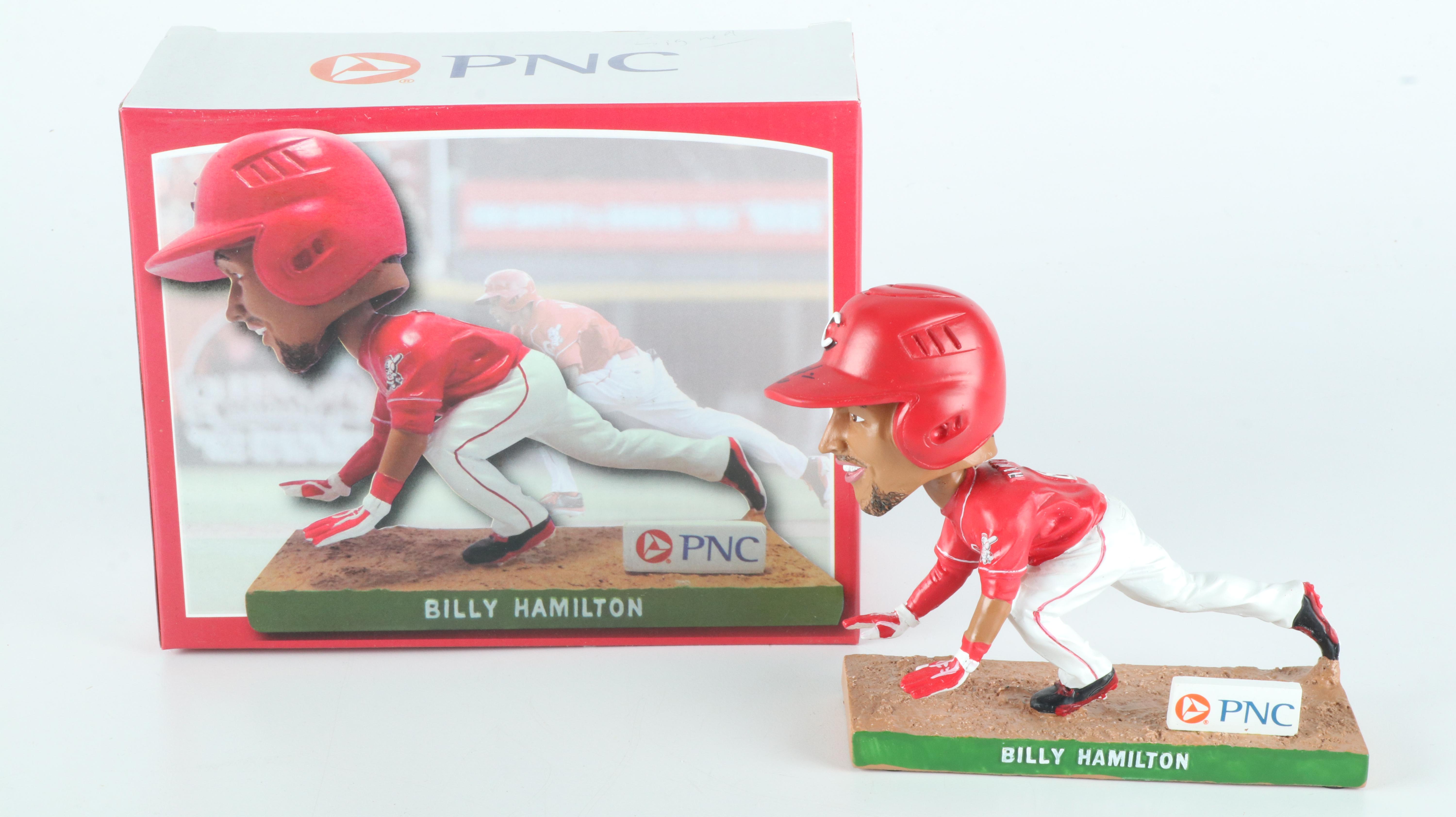 Aroldis Chapman, Billy Hamilton, and Todd Frazier Signed Bobbleheads with More