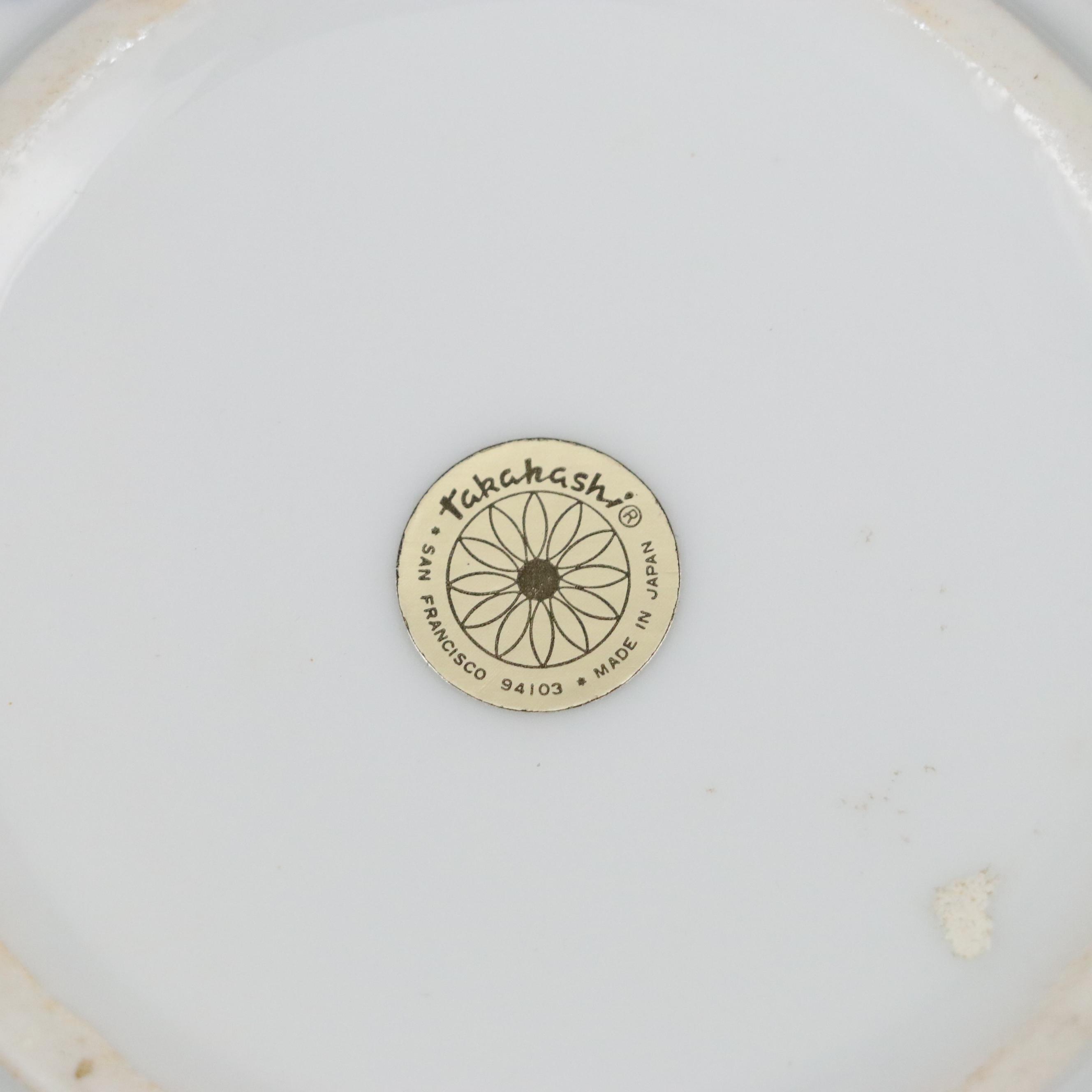 Blue & White Porcelain Ginger Jar with Takahashi Lidded Box and Small Ginger Jar