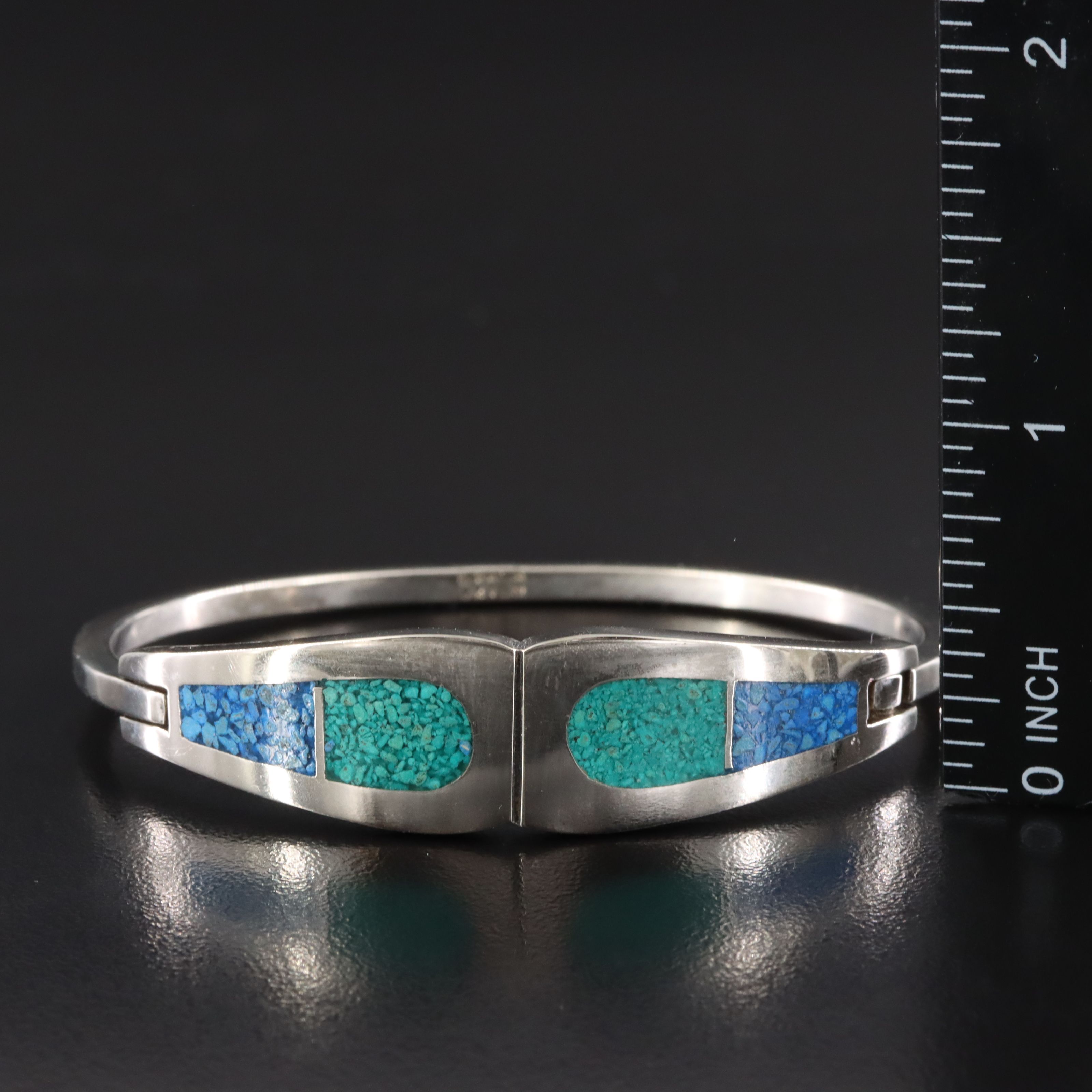 Mexican Stone Inlay Bangle