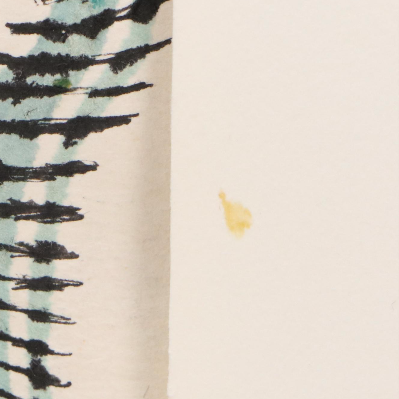 Nikolay Manuylov "Kuk" Surrealist Watercolor Painting, 2004