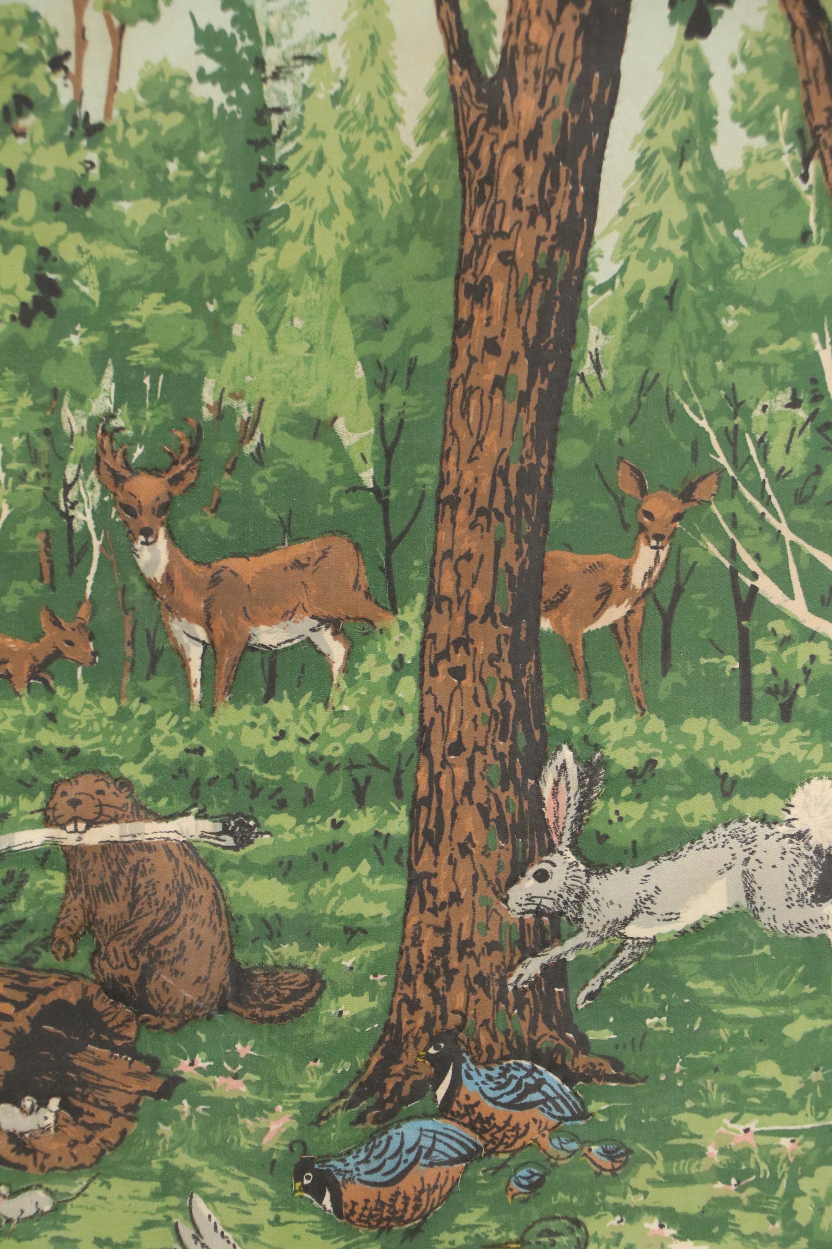 Rudolph Wendelin Smokey Bear Ink Drawing and Other Smokey Bear Memorabilia, 1993