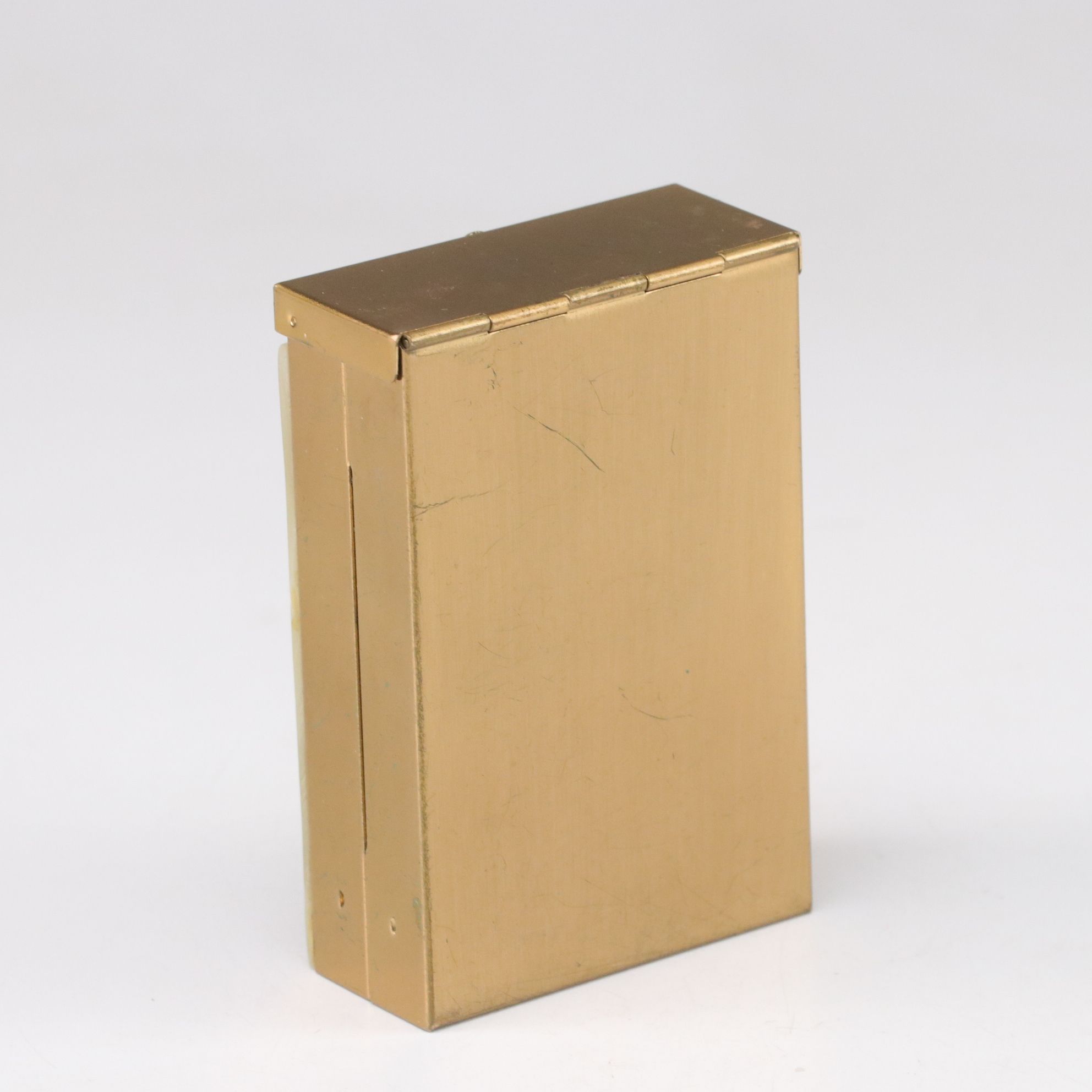 Crown Desktop Lighter & Cigarette Case with Pearl Accents