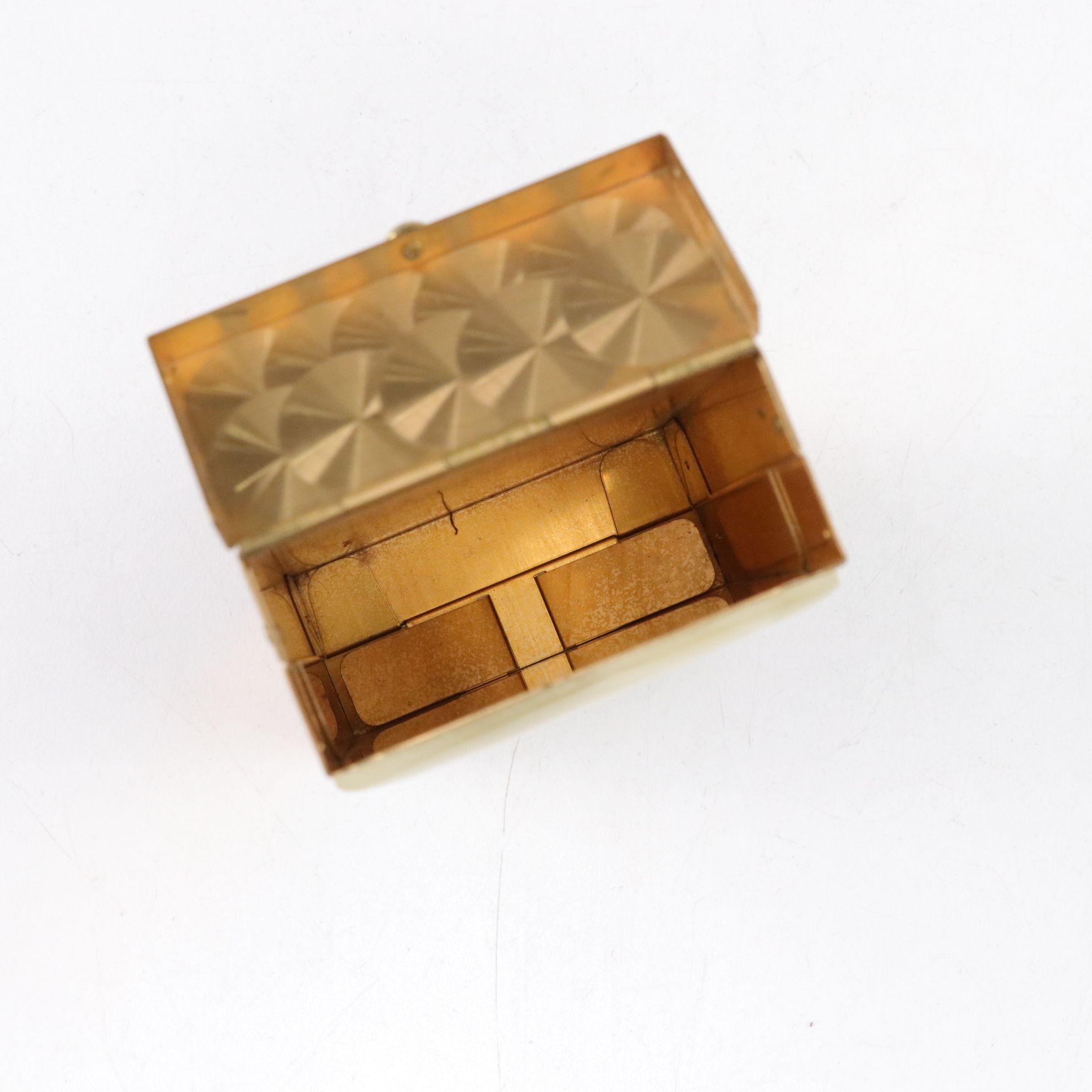 Crown Desktop Lighter & Cigarette Case with Pearl Accents