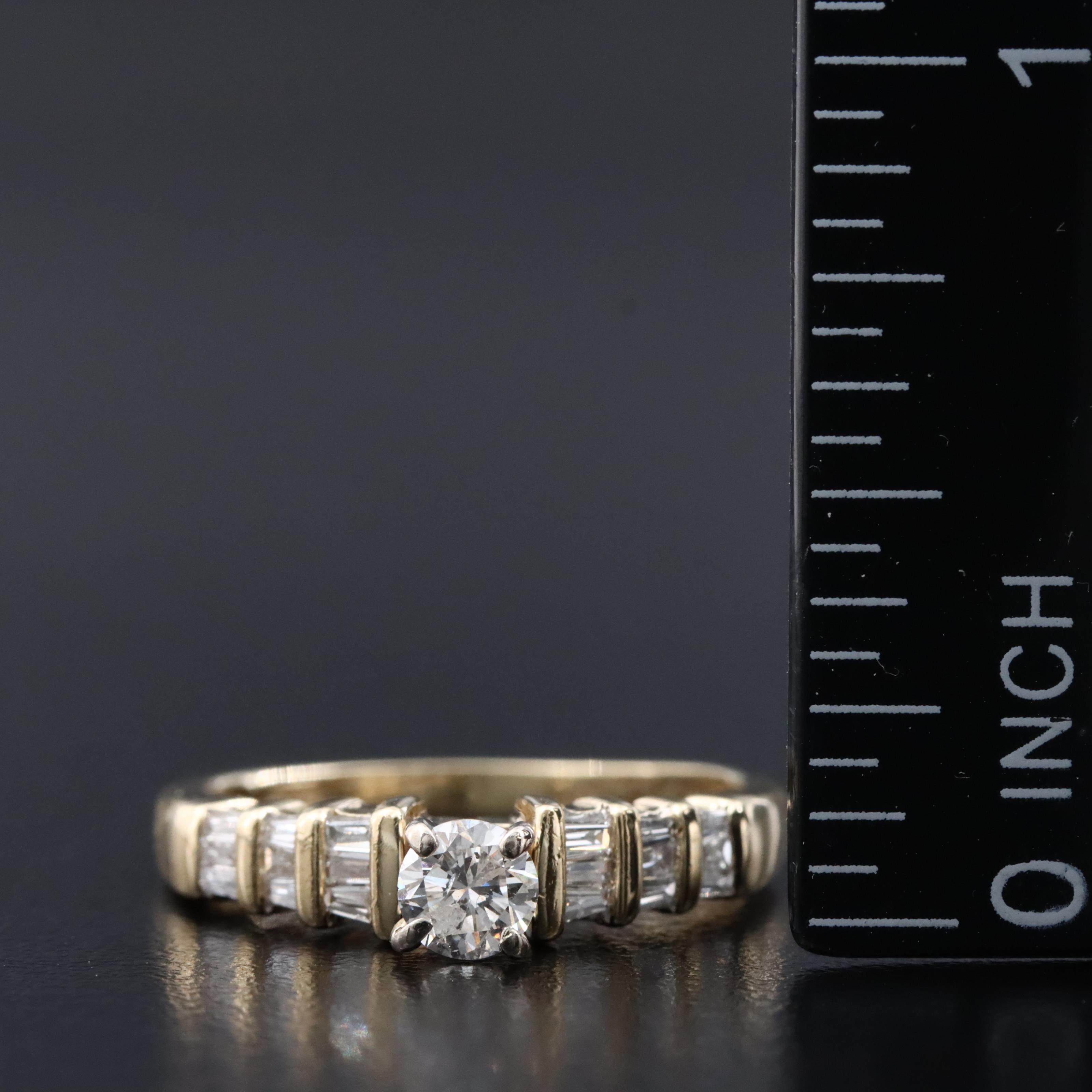 14K 0.52 CTW Diamond Ring