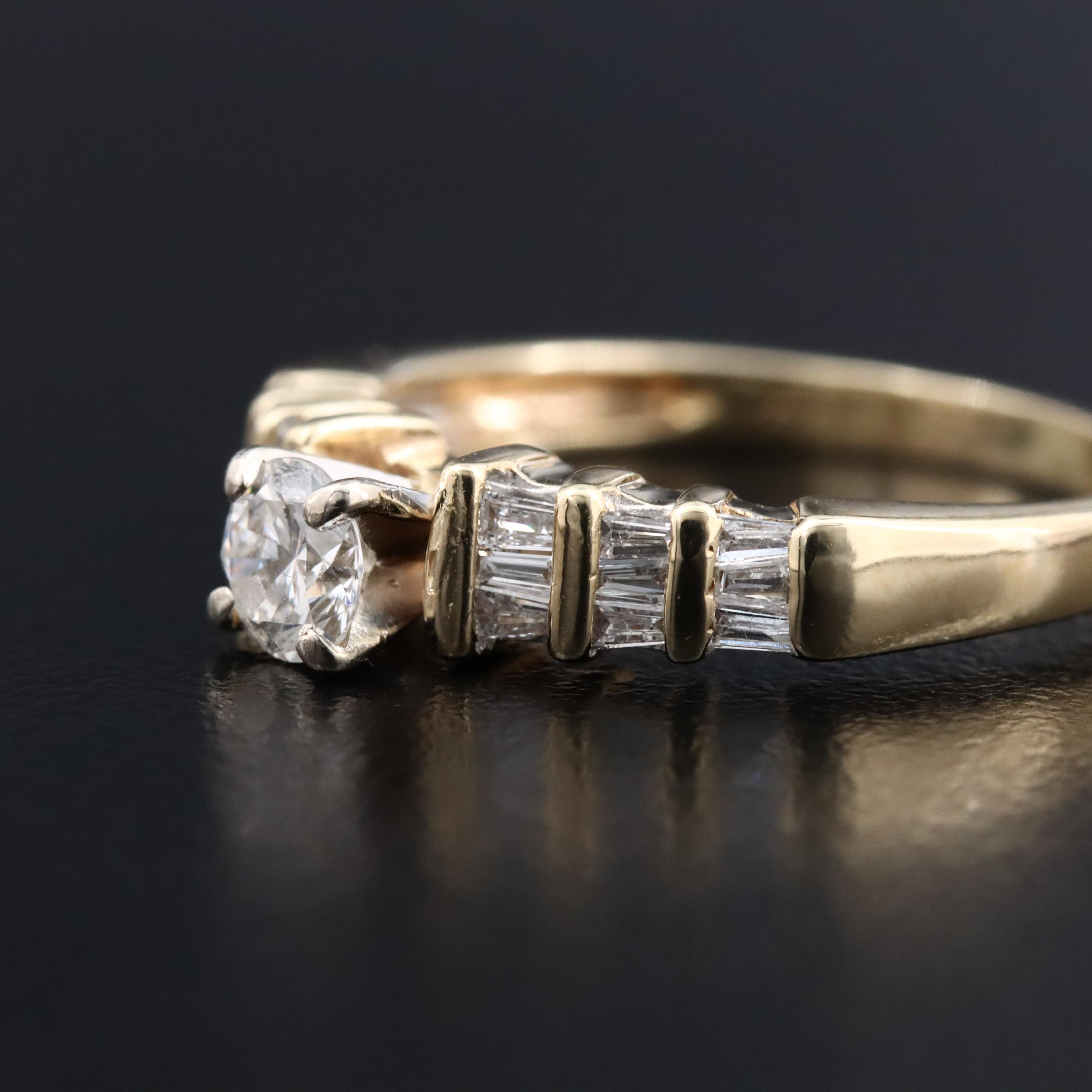 14K 0.52 CTW Diamond Ring