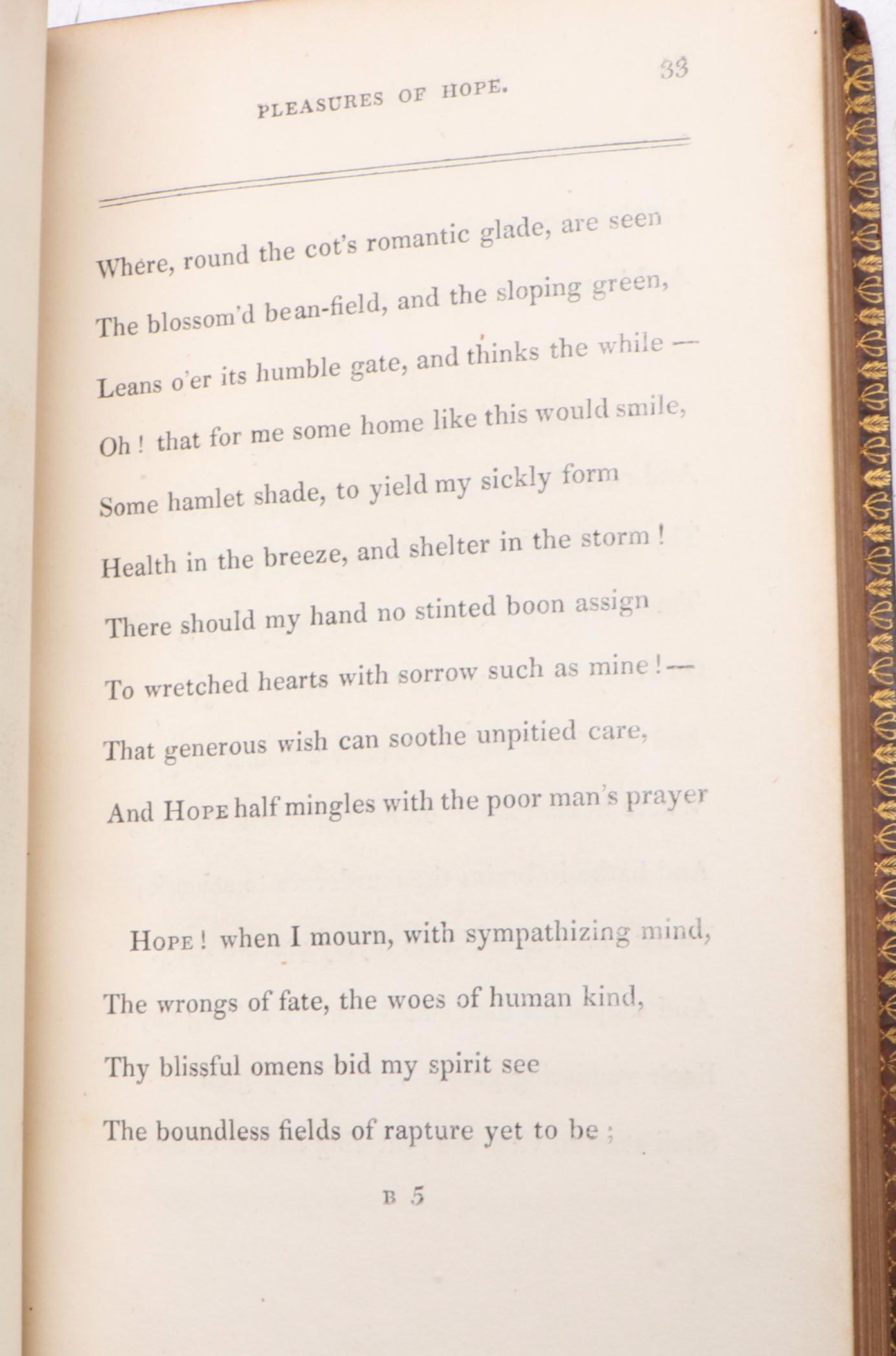 "The Pleasures of Hope, With Other Poems" by Thomas Campbell, 1825
