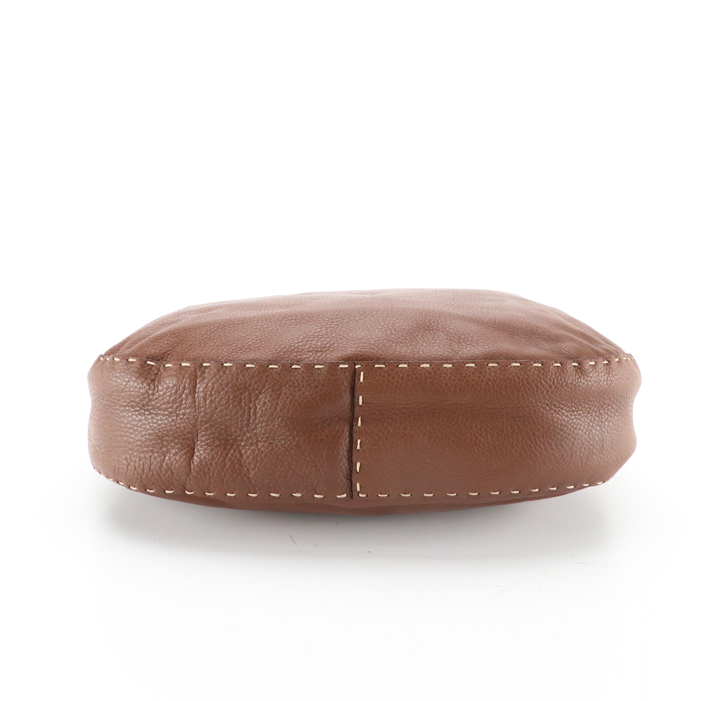 Fendi Selleria Hobo Bag 8BT017 in Cafe Romano Leather