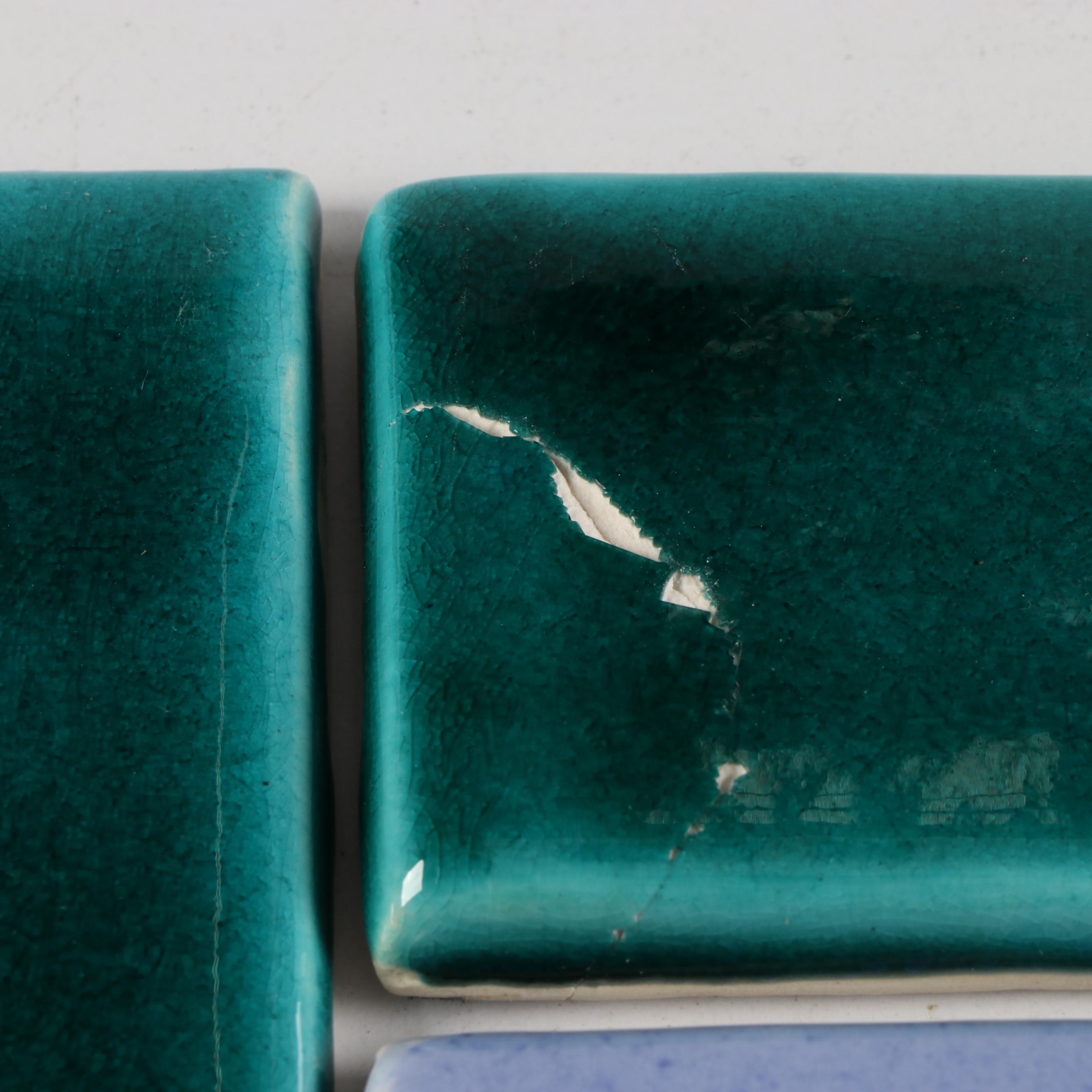 Catalina Pottery Ceramic Toucan Mural with Tile Catalogs and Newspaper Clipping