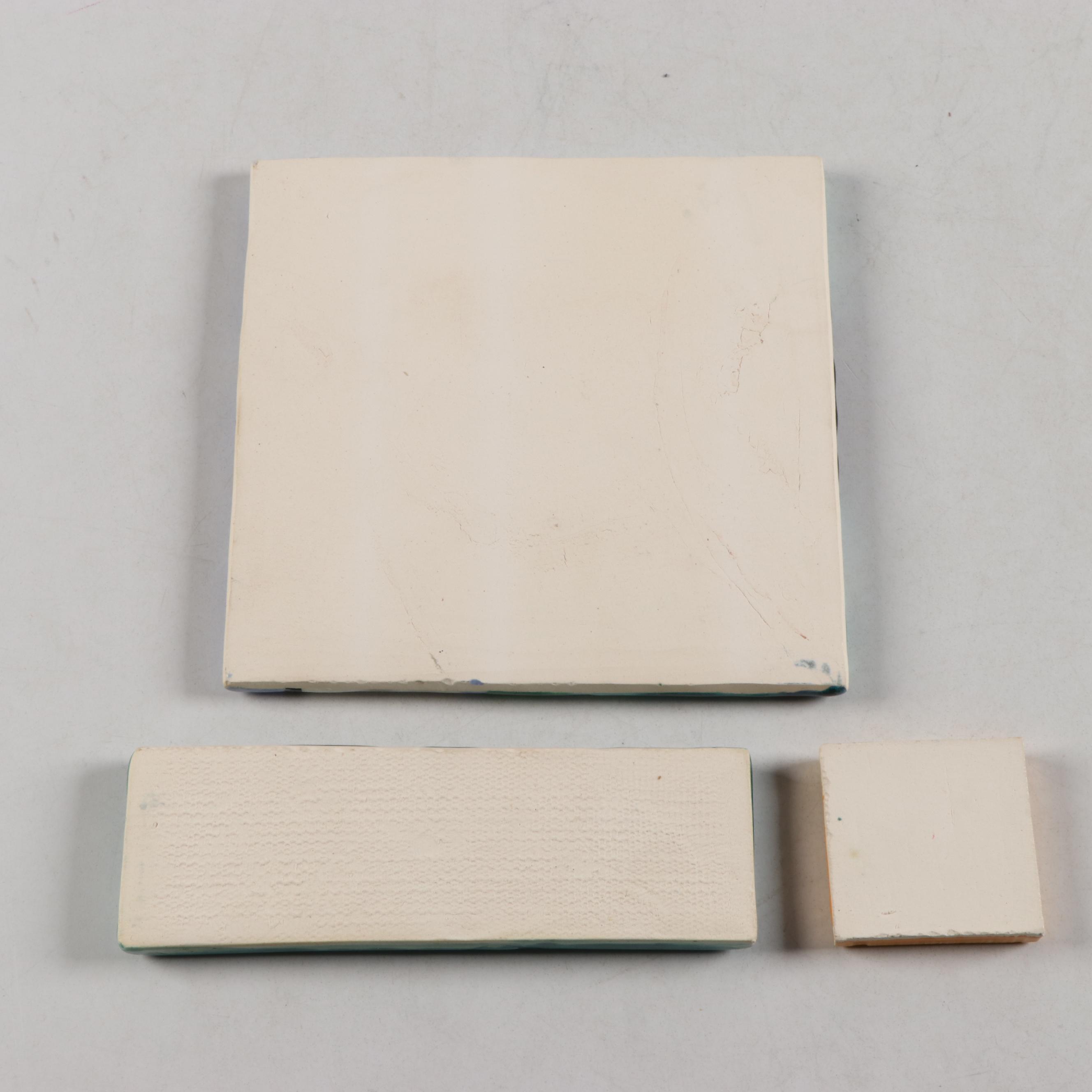 Catalina Pottery Ceramic Toucan Mural with Tile Catalogs and Newspaper Clipping