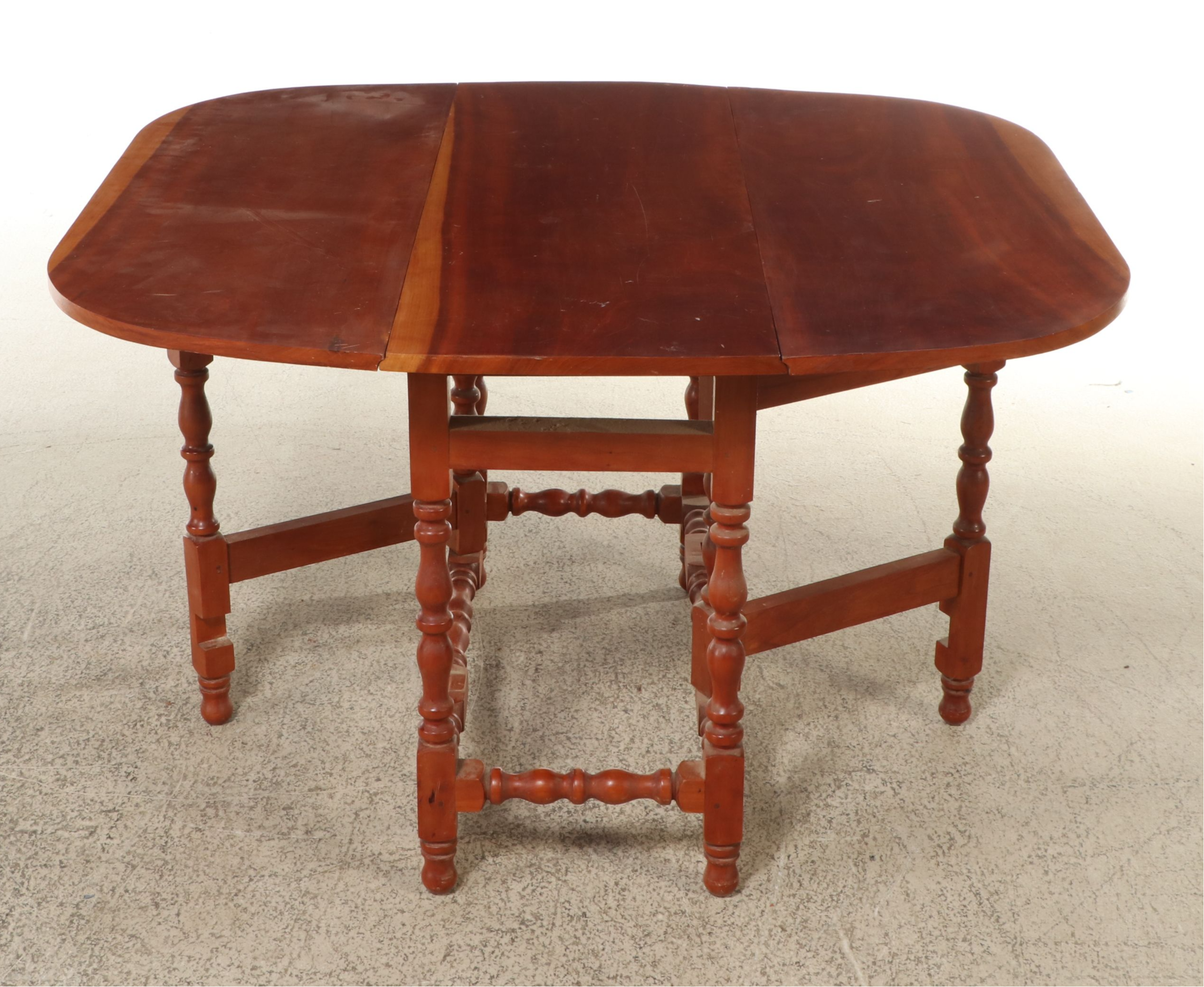 Turned Gate-Leg Drop-Leaf Table