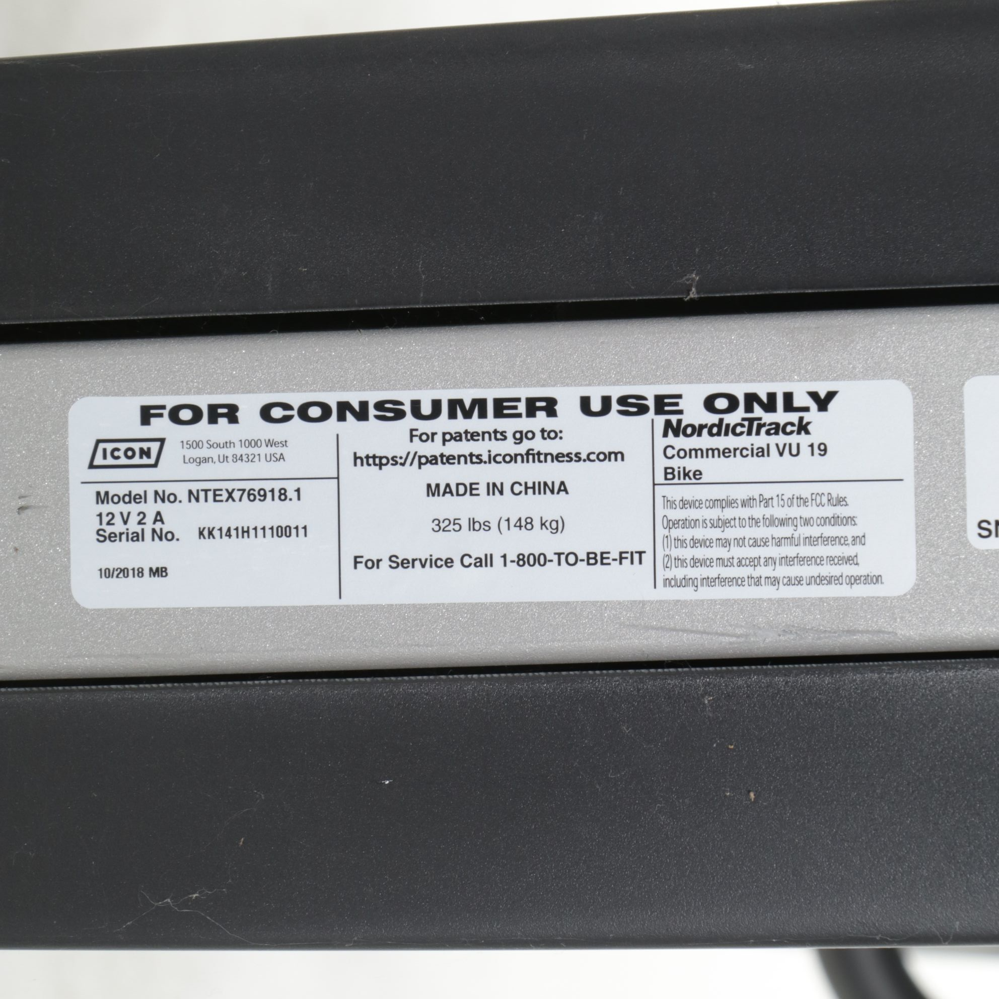 NordicTrack VU19 Stationary Exercise Bicycle