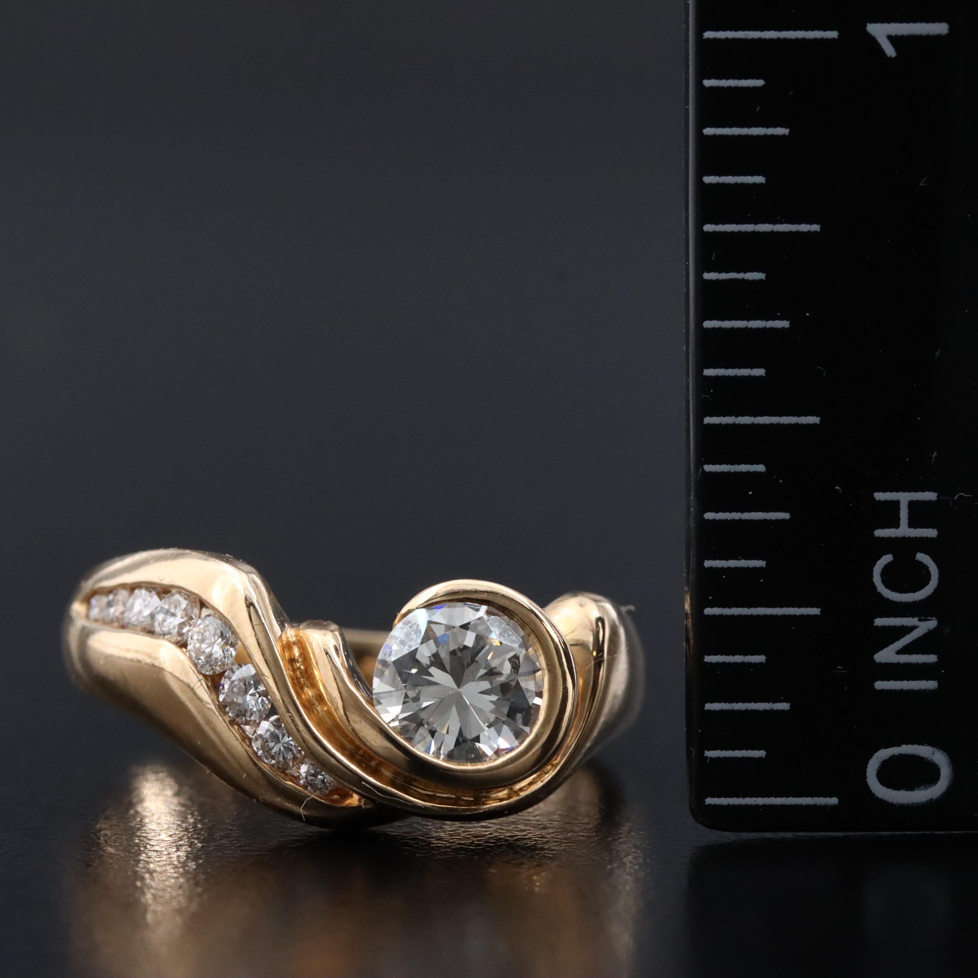 14K 0.97 CTW Diamond Ring