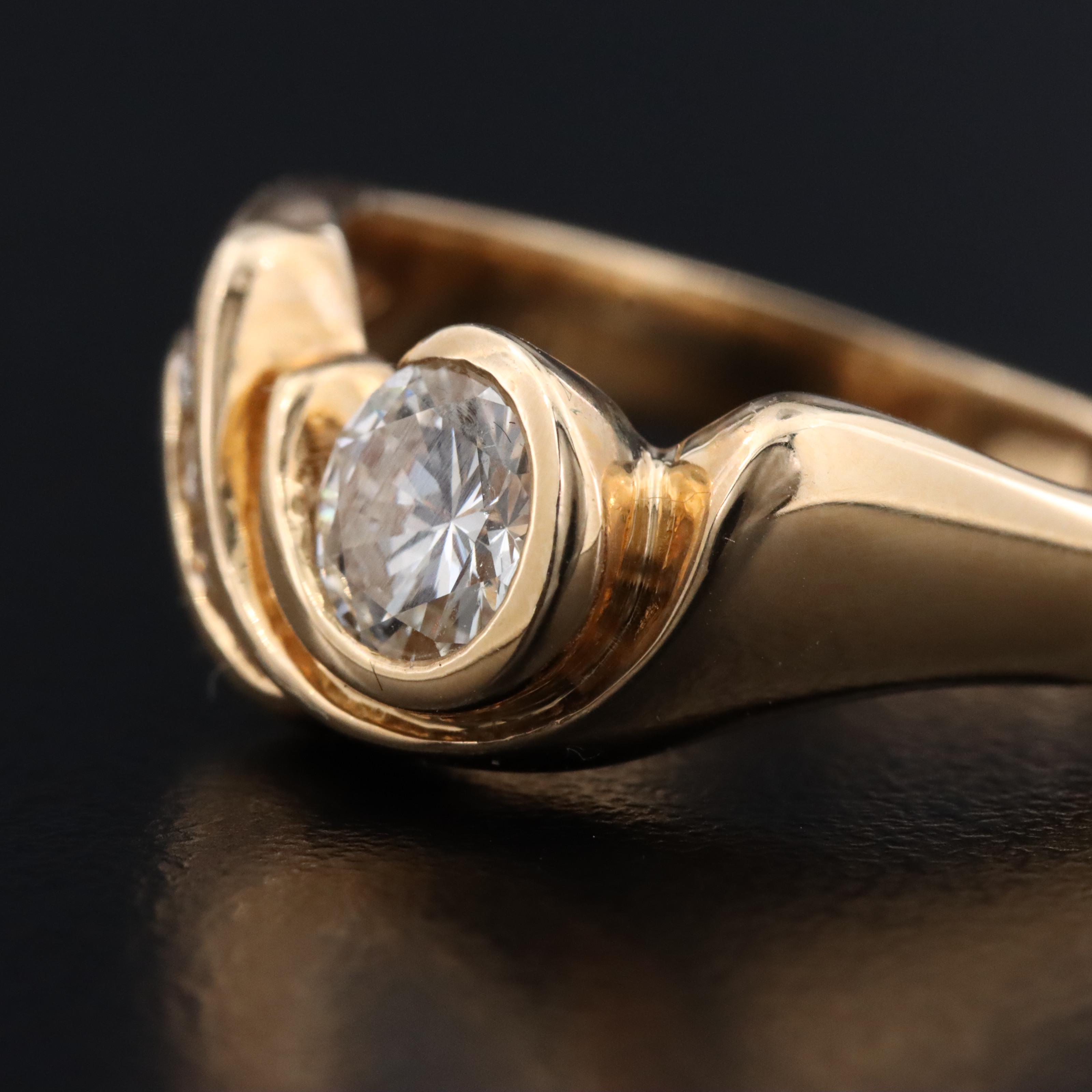 14K 0.97 CTW Diamond Ring