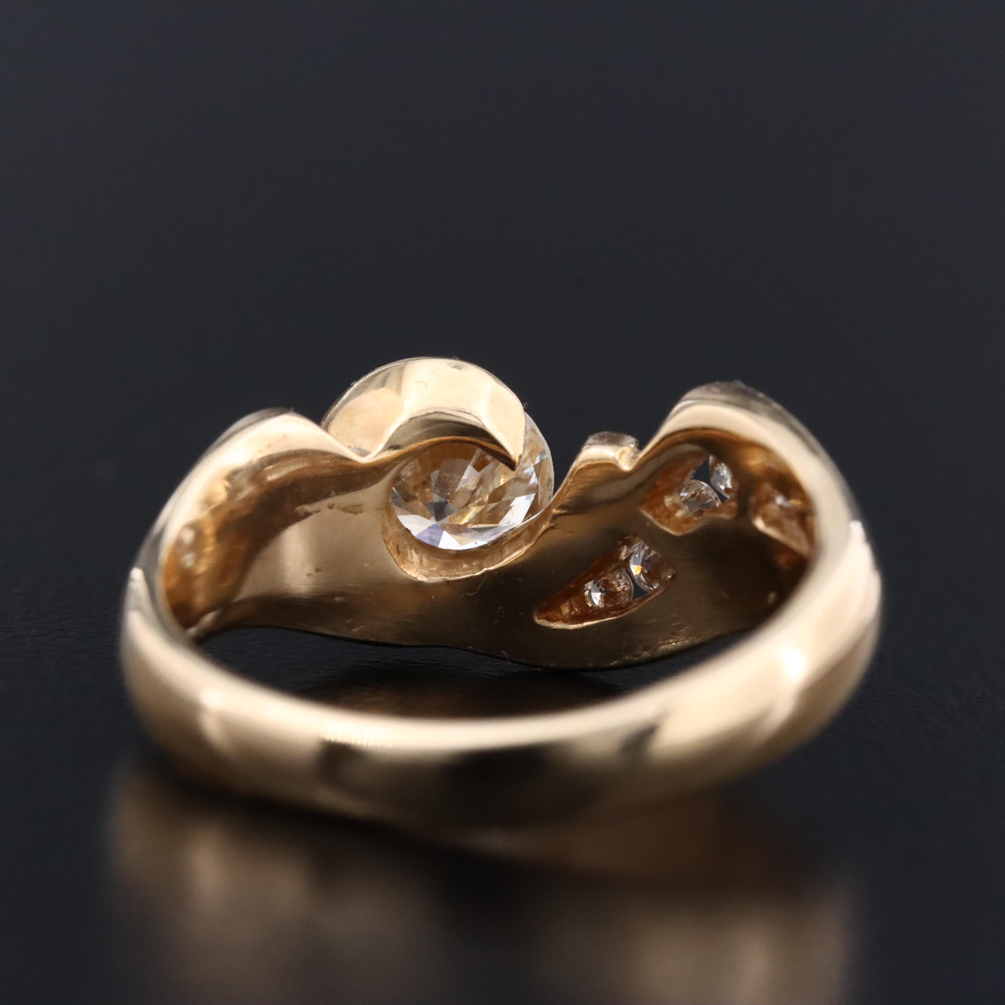 14K 0.97 CTW Diamond Ring