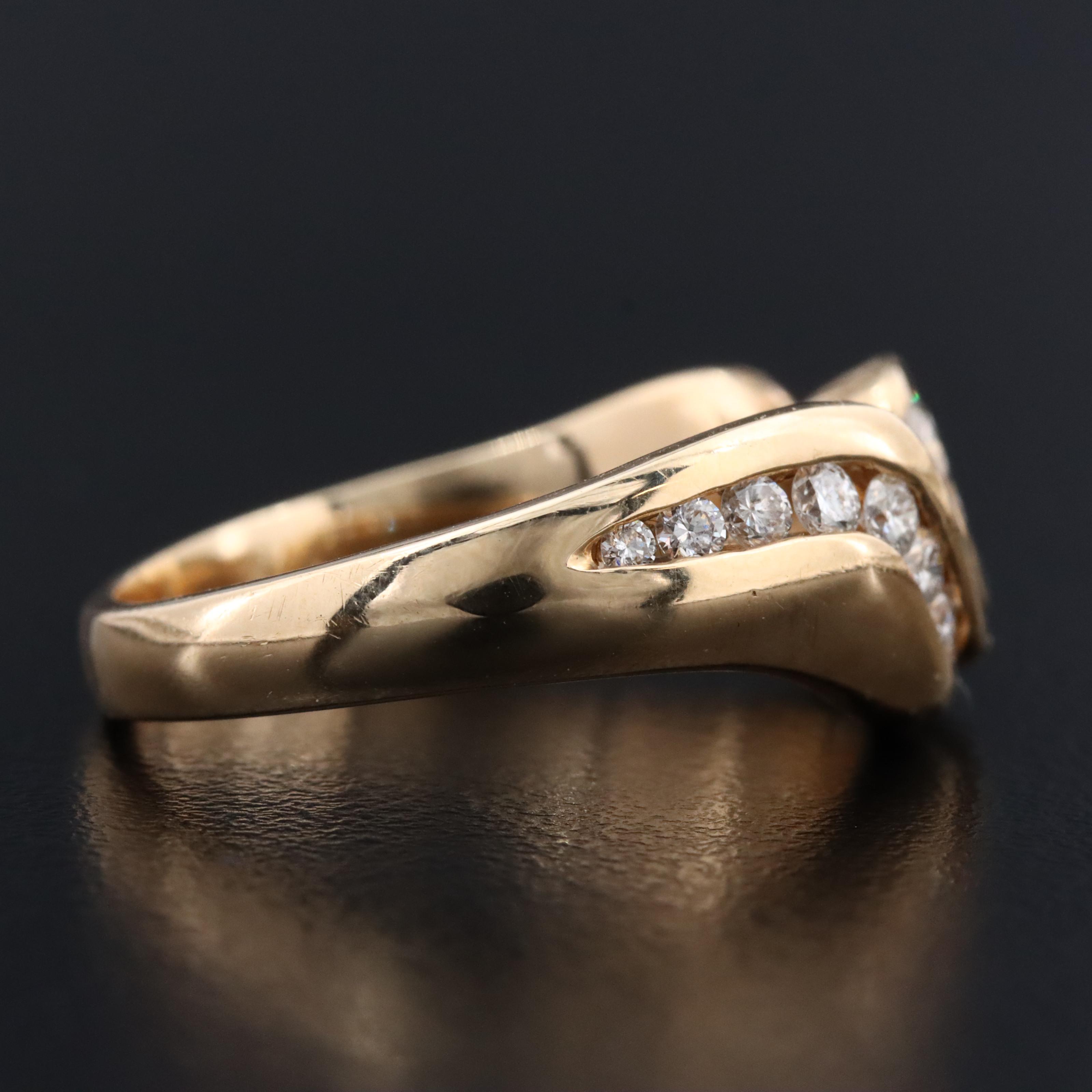 14K 0.97 CTW Diamond Ring