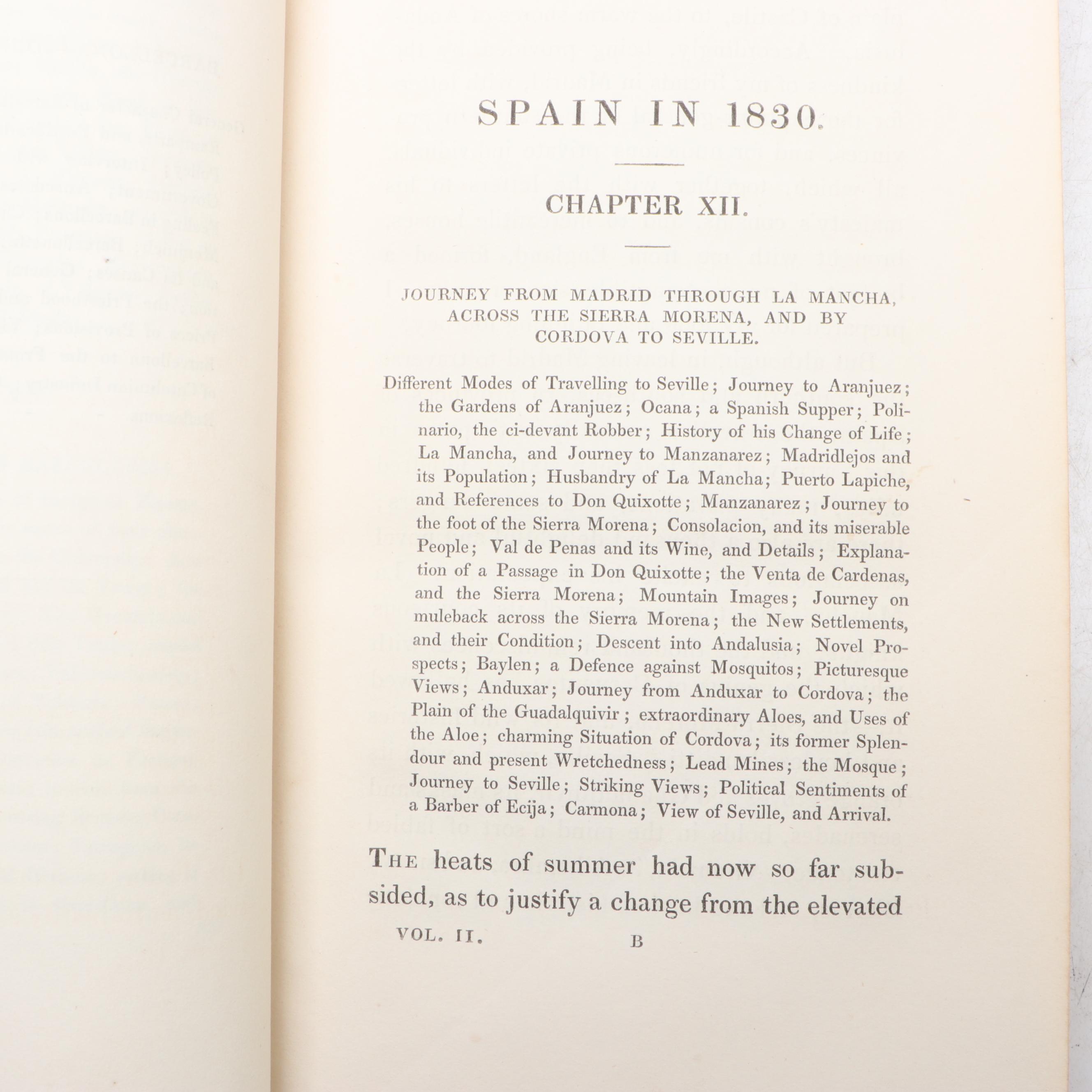 "Spain in 1830" by Henry D. Francis, 1831