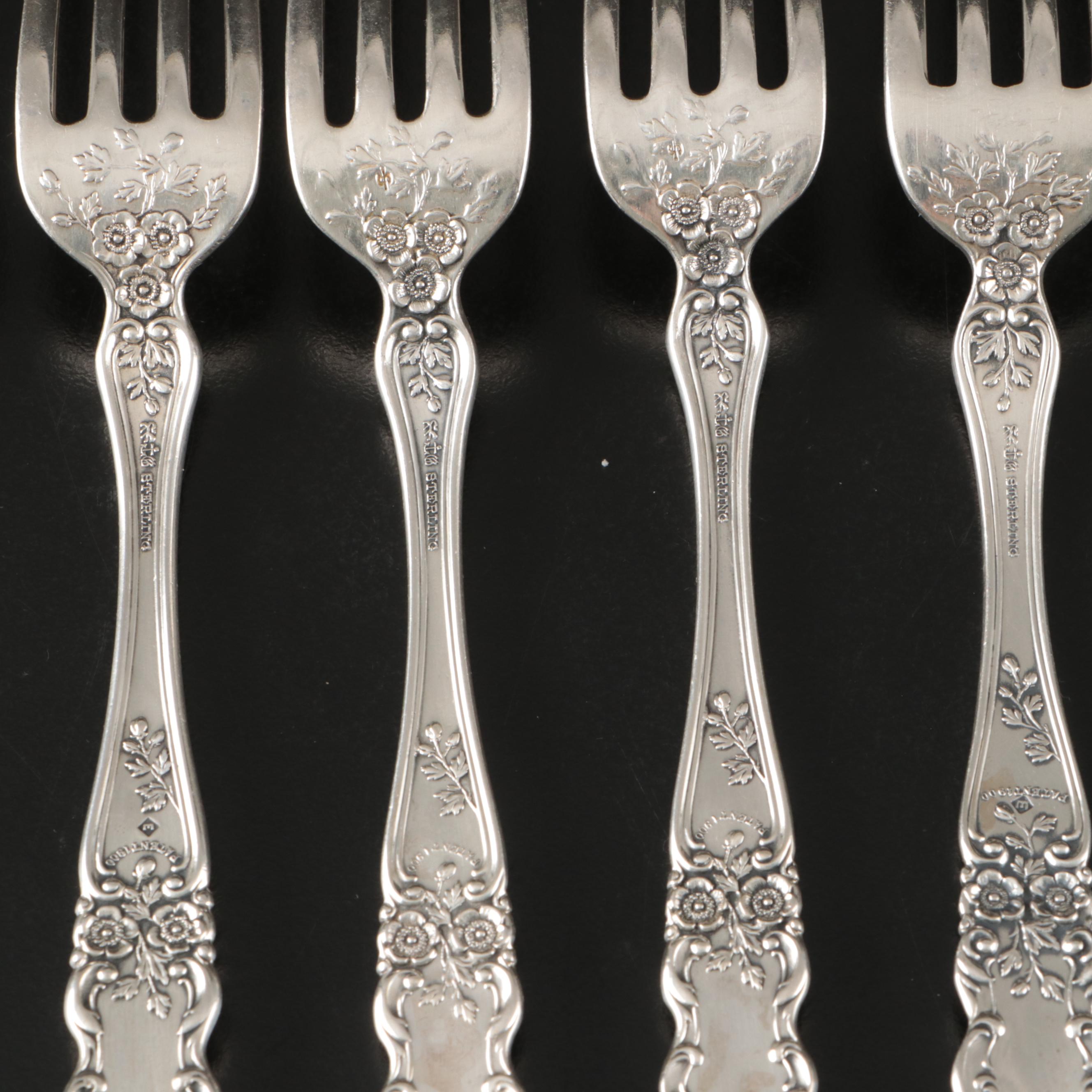Gorham "Buttercup" Sterling Silver Flatware, Early to Mid-20th Century