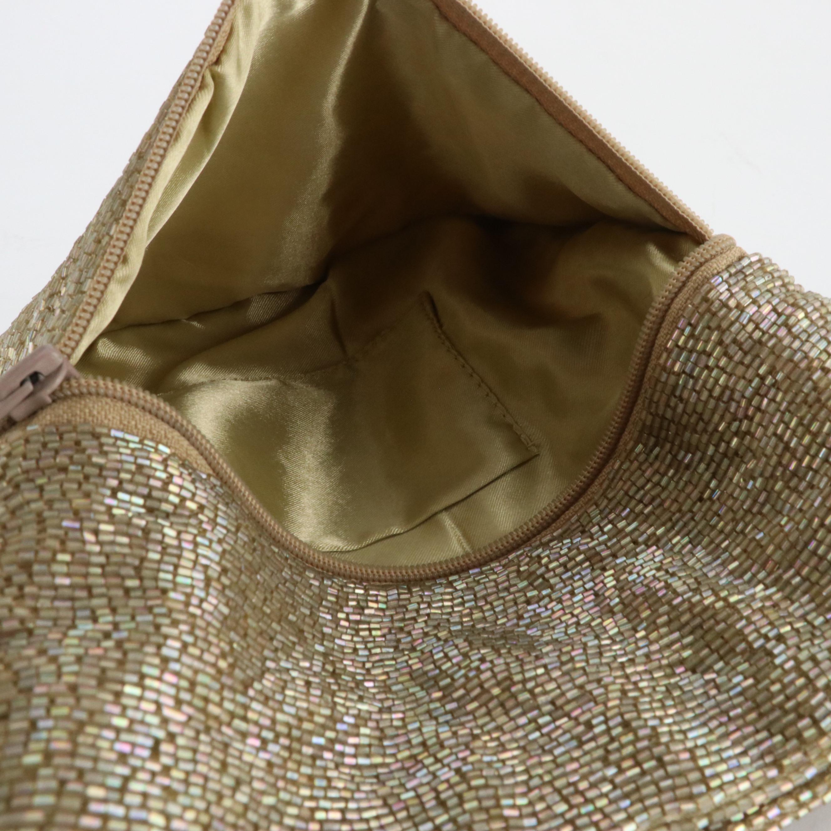 Silhouettes Beaded Foldover Clutch, HL and Other Kiss Lock Clutches