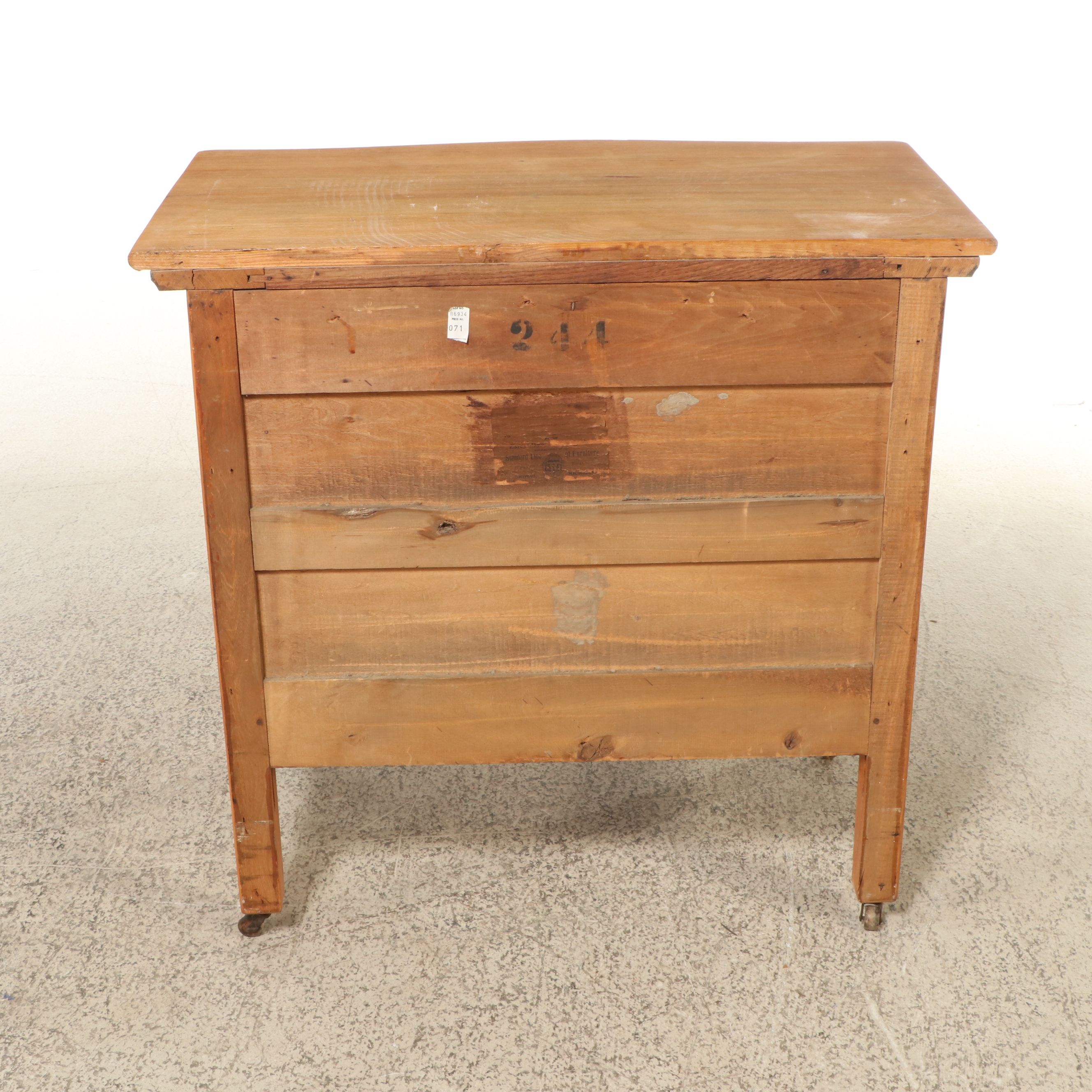 Late Victorian Oak Washstand