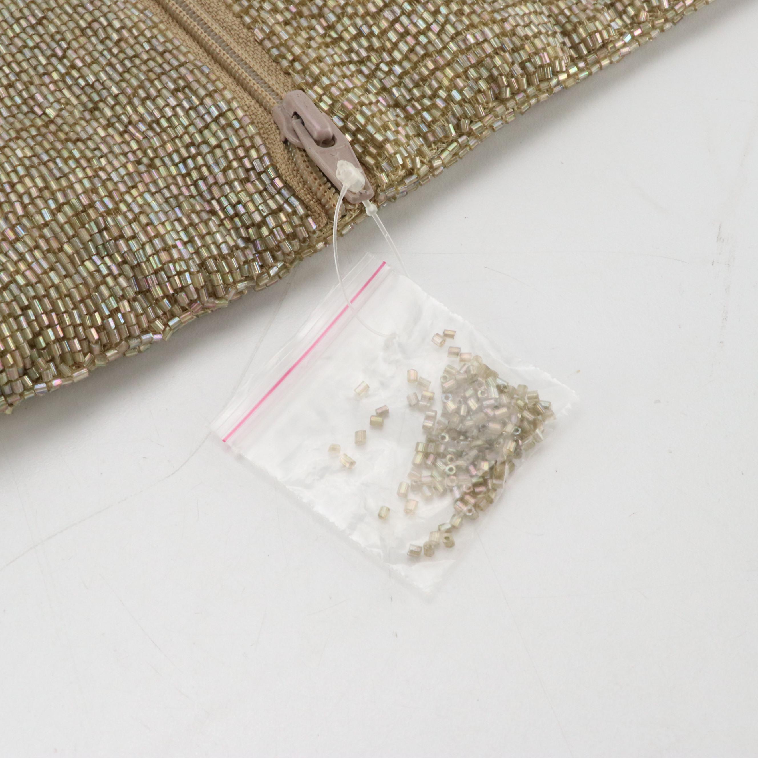 Silhouettes Beaded Foldover Clutch, HL and Other Kiss Lock Clutches