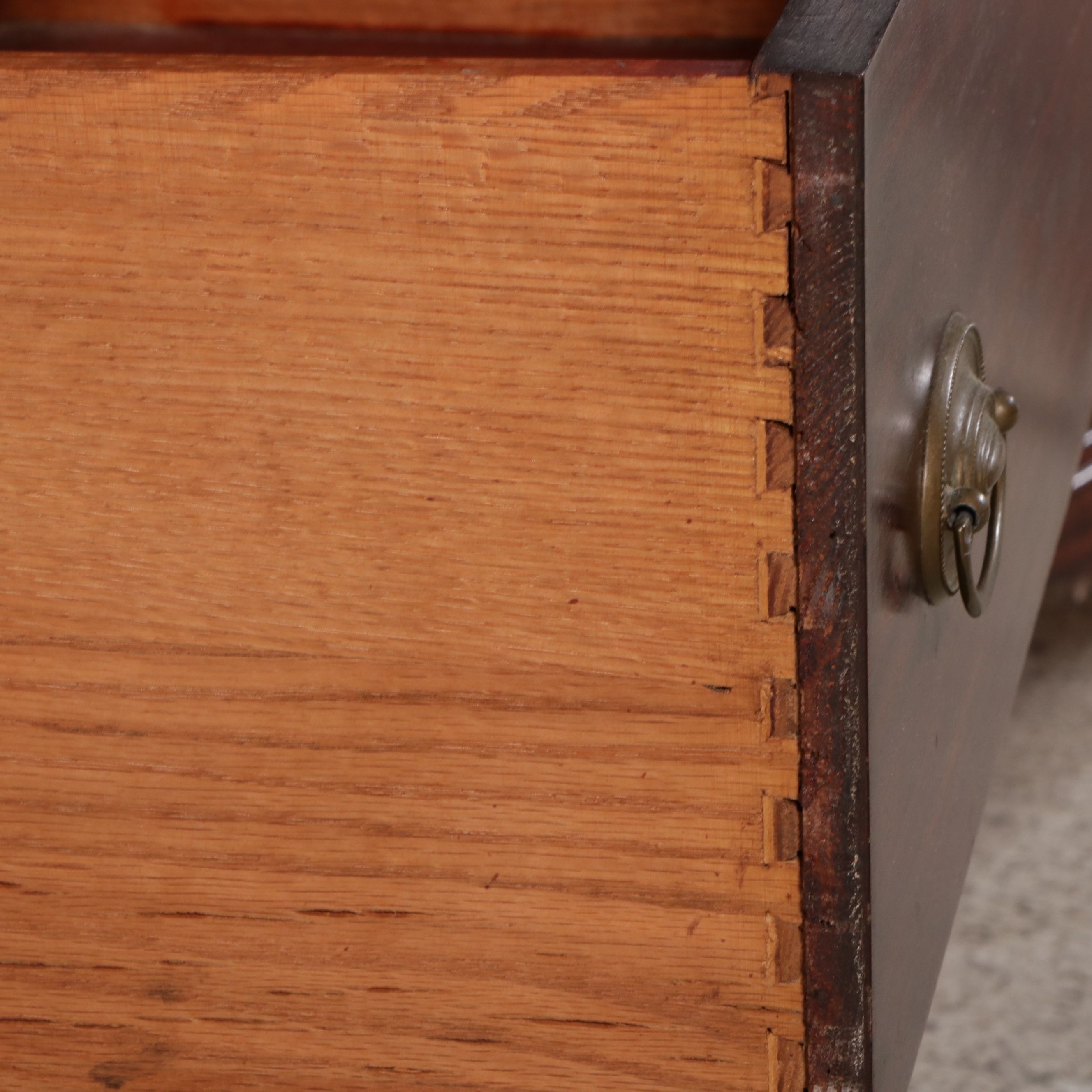 Hepplewhite Style Mahogany Chests of Drawers with Nightstand